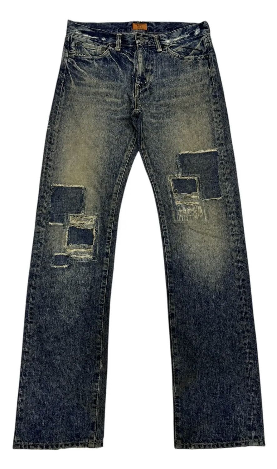Kapital Kountry Vintage Boro Patchwork Jeans OMNIGOD Denim Kapital Design Size US 30 / EU 46 - 7 Thumbnail