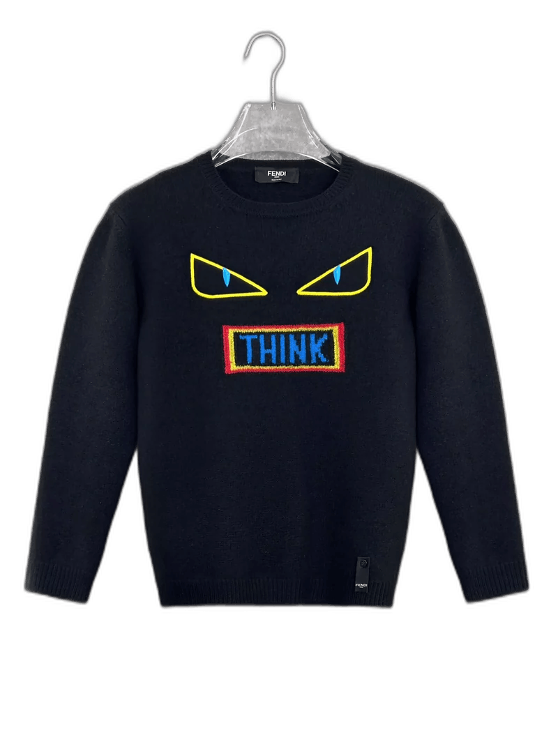 Fendi Fendi Colorful Eyes Short Sleeve Sweater Size US L / EU 52-54 / 3 - 1 Thumbnail