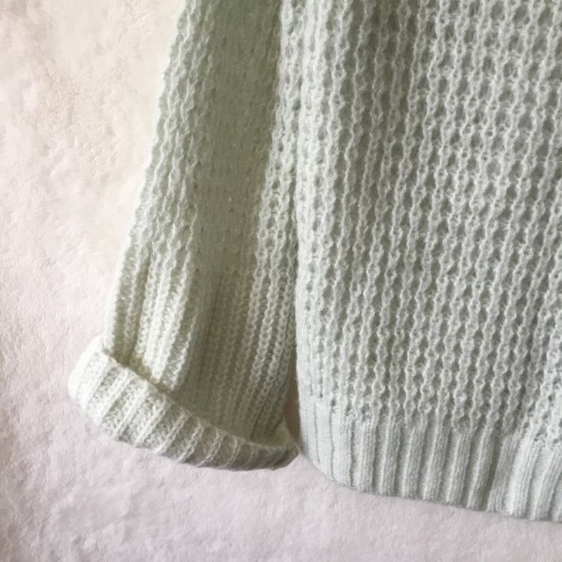 Anthropologie Anthropologie Maeve Mint Bell-Sleeve Sweater Size S / US 4 / IT 40 - 13 Thumbnail