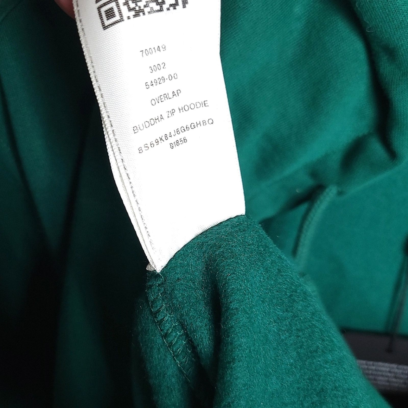 True Religion NWT True Religion Buddha Fleece Jacket Green Full Zip Hoodie Size US M / EU 48-50 / 2 - 7 Thumbnail