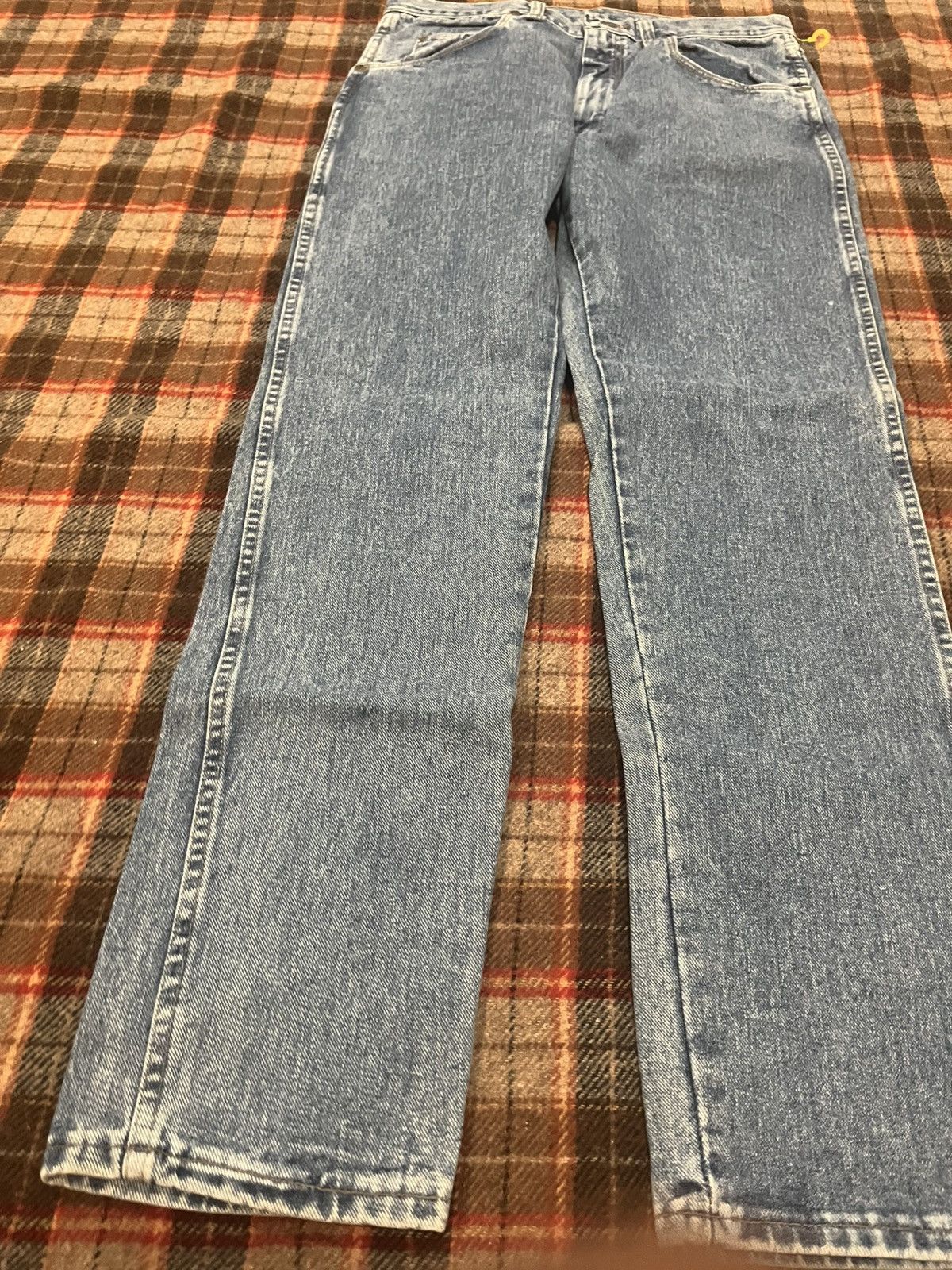 Levi's × Vintage × Wrangler Vintage 90’s made in USA Deadstock Wrangler Relaxed fit jean Size US 33 - 2 Thumbnail