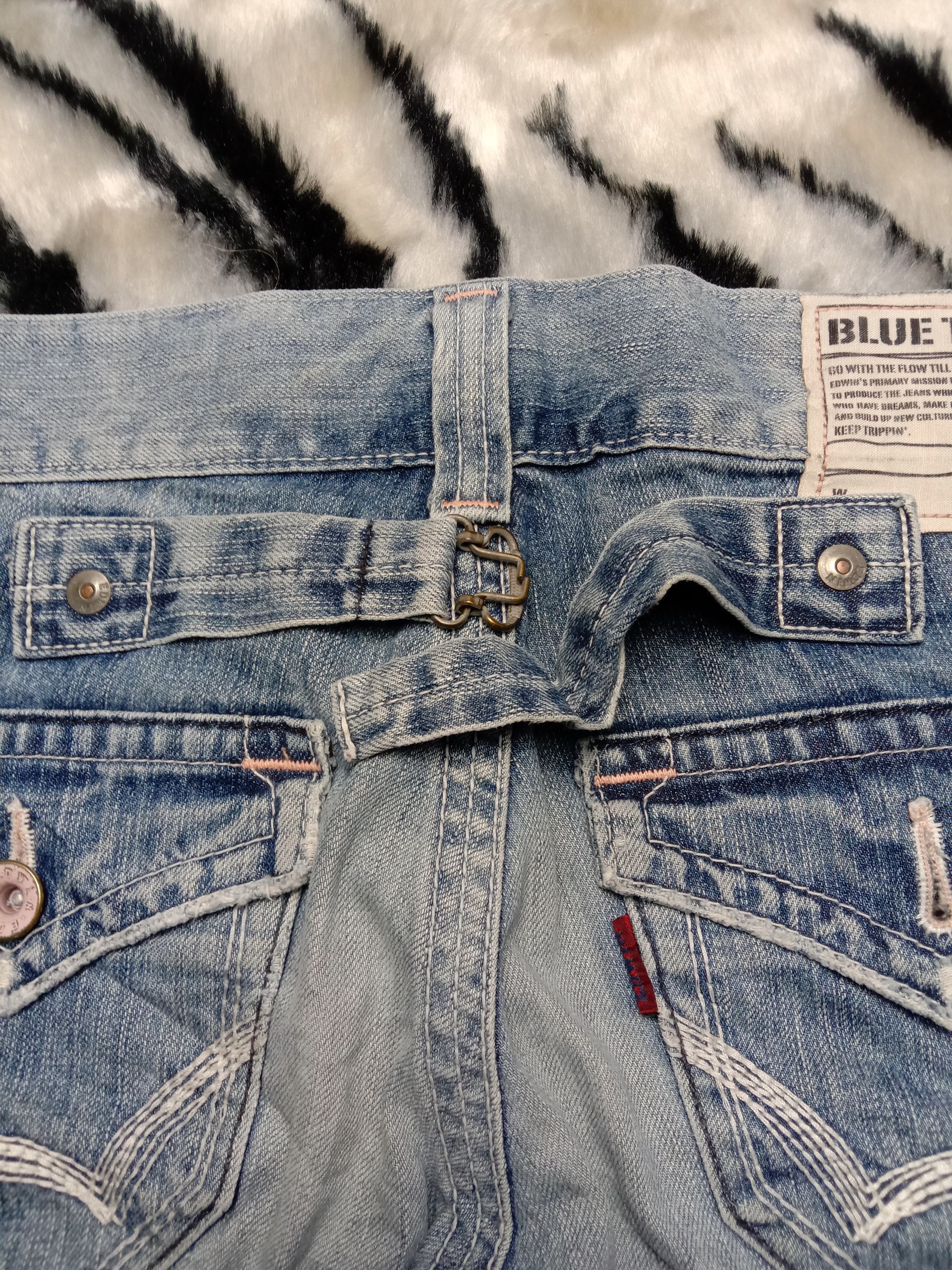 Edwin Buckle Back Low Rise Edwin Blue Trip 503 Size 30" / US 8 / IT 44 - 11 Thumbnail