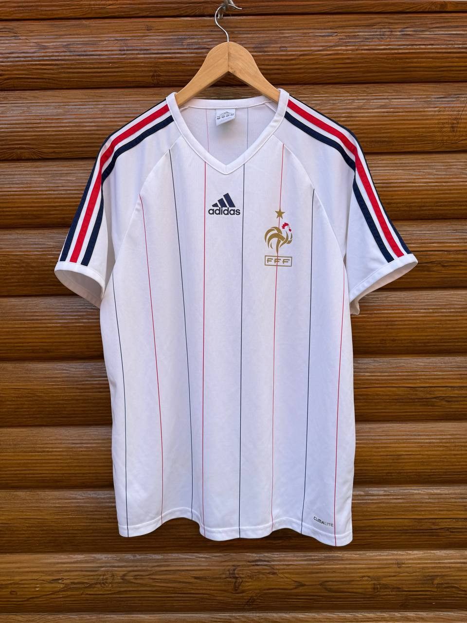 Adidas FRANCE NATIONAL TEAM 2009/2010 FOOTBALL SHIRT JERSEY ADIDAS Size US M / EU 48-50 / 2 - 1 Thumbnail