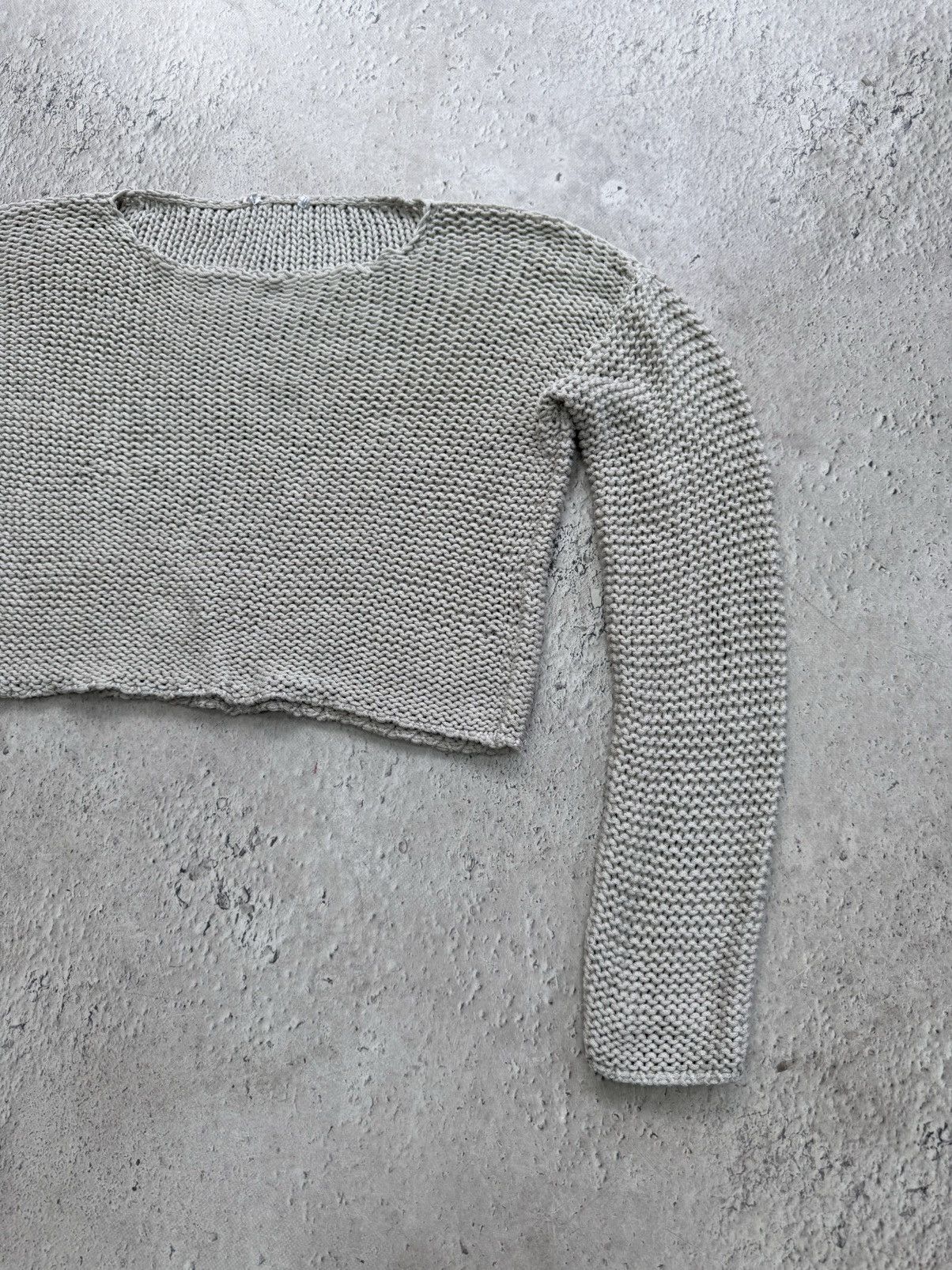 Japanese Brand SALE💣💣 VINTAGE ARCHIVE Y2K JPG STYLE MESH STRIPED SWEATER Size US M / EU 48-50 / 2 - 4 Thumbnail