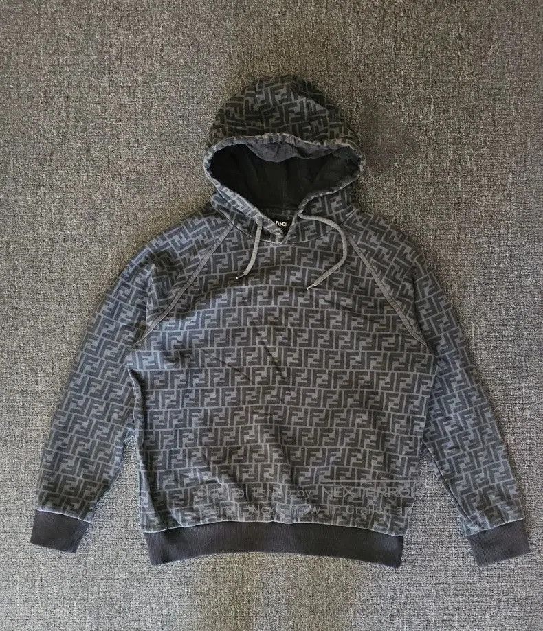 Fendi Fendi Double F Pattern Hoodie Sweatshirt. Size US L / EU 52-54 / 3 - 1 Thumbnail