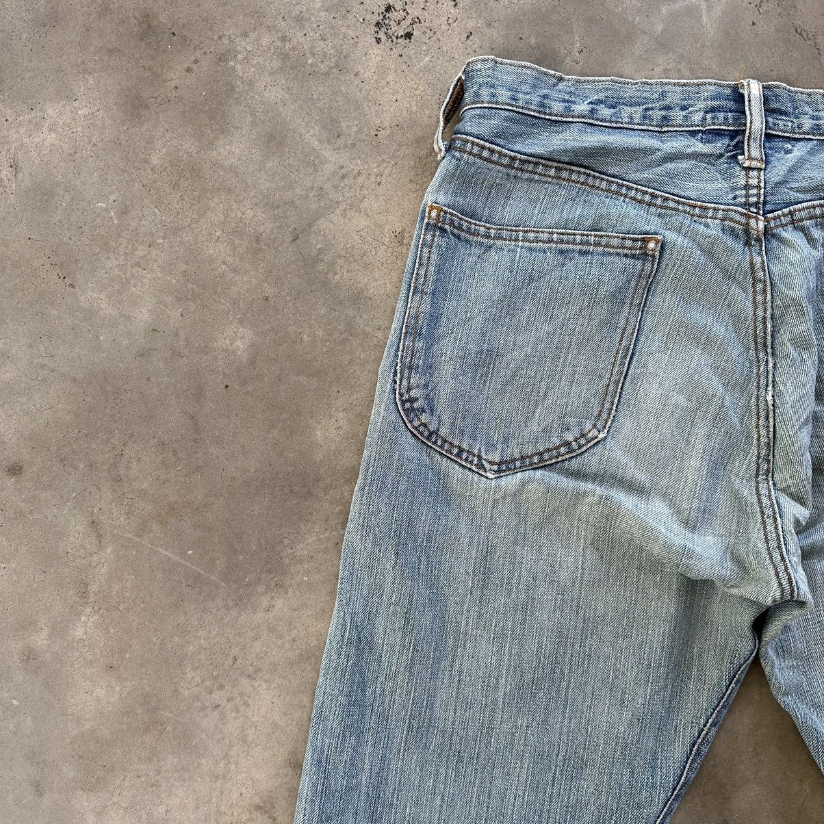 Japanese Brand W33🔥Vintage R.Newbold Distressed Faded Denim Jean Pant Size US 33 - 13 Thumbnail