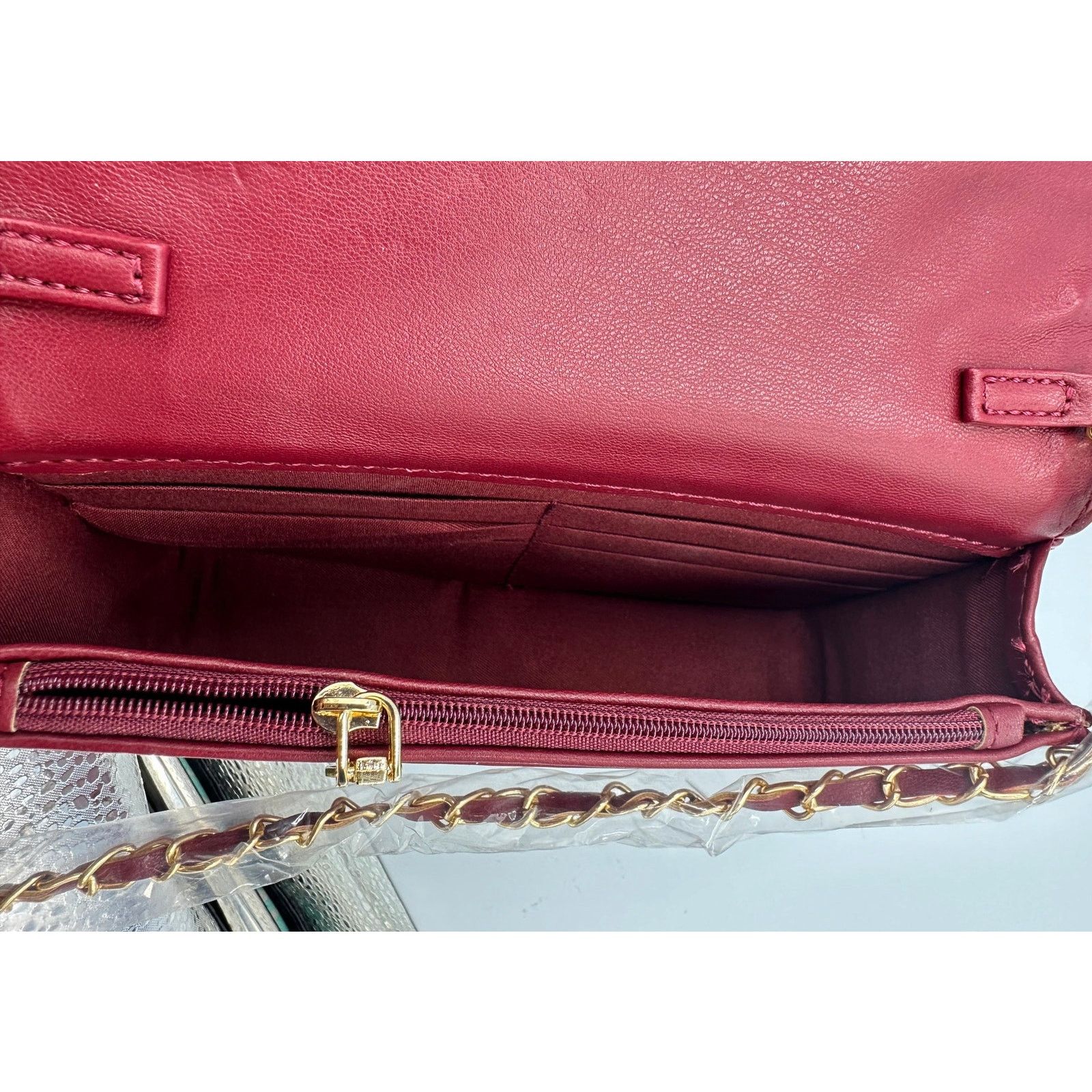 Badgley Mischka Badgley Mischka Pleated Crossbody - Wine Size ONE SIZE - 10 Thumbnail