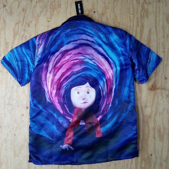 Other NWT Laika Coraline Movie Sublimation Button Shirt Size US S / EU 44-46 / 1 - 8 Thumbnail