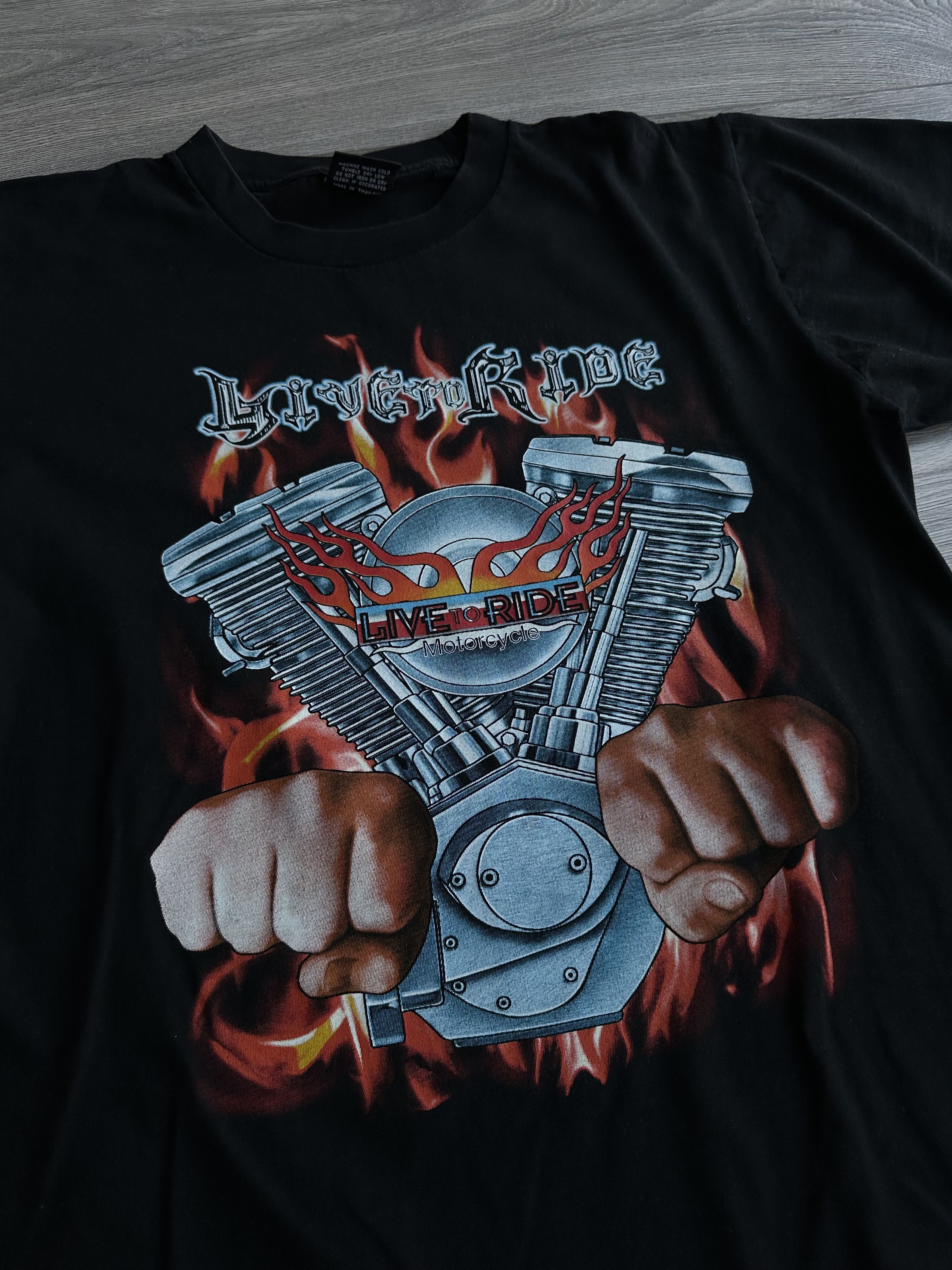 Vintage Life to ride choppers vintage t shirt Size US L / EU 52-54 / 3 - 2 Thumbnail