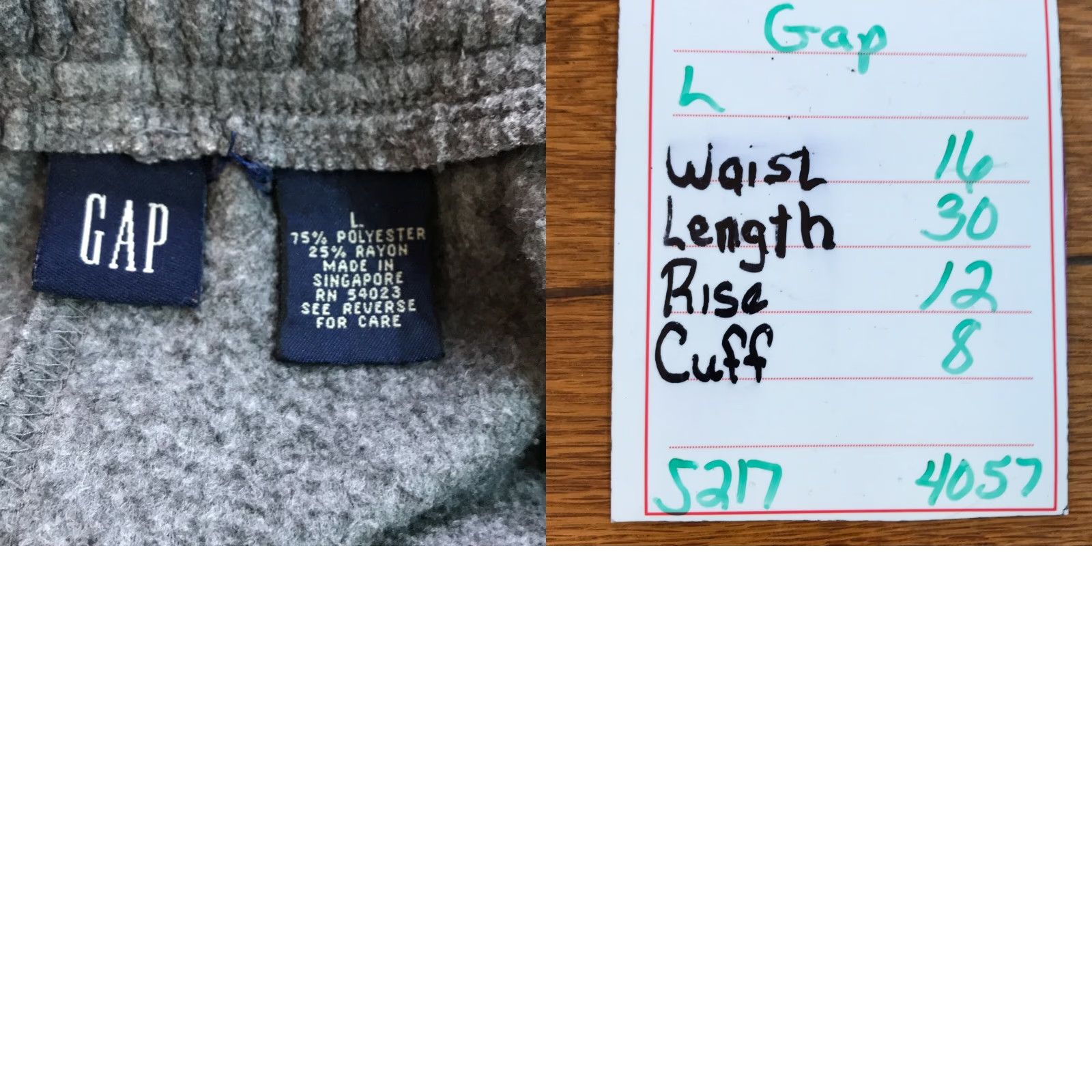 Gap Gap Pants Women Regular Straight Leg Pull On Gray L Size 36" / US 14 / IT 50 - 8 Thumbnail