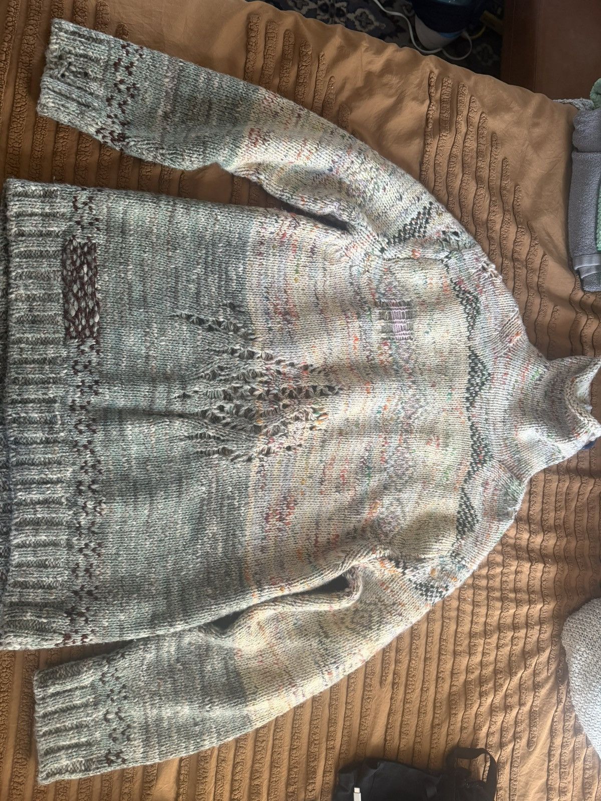 Acne studios multicolor knit sweater