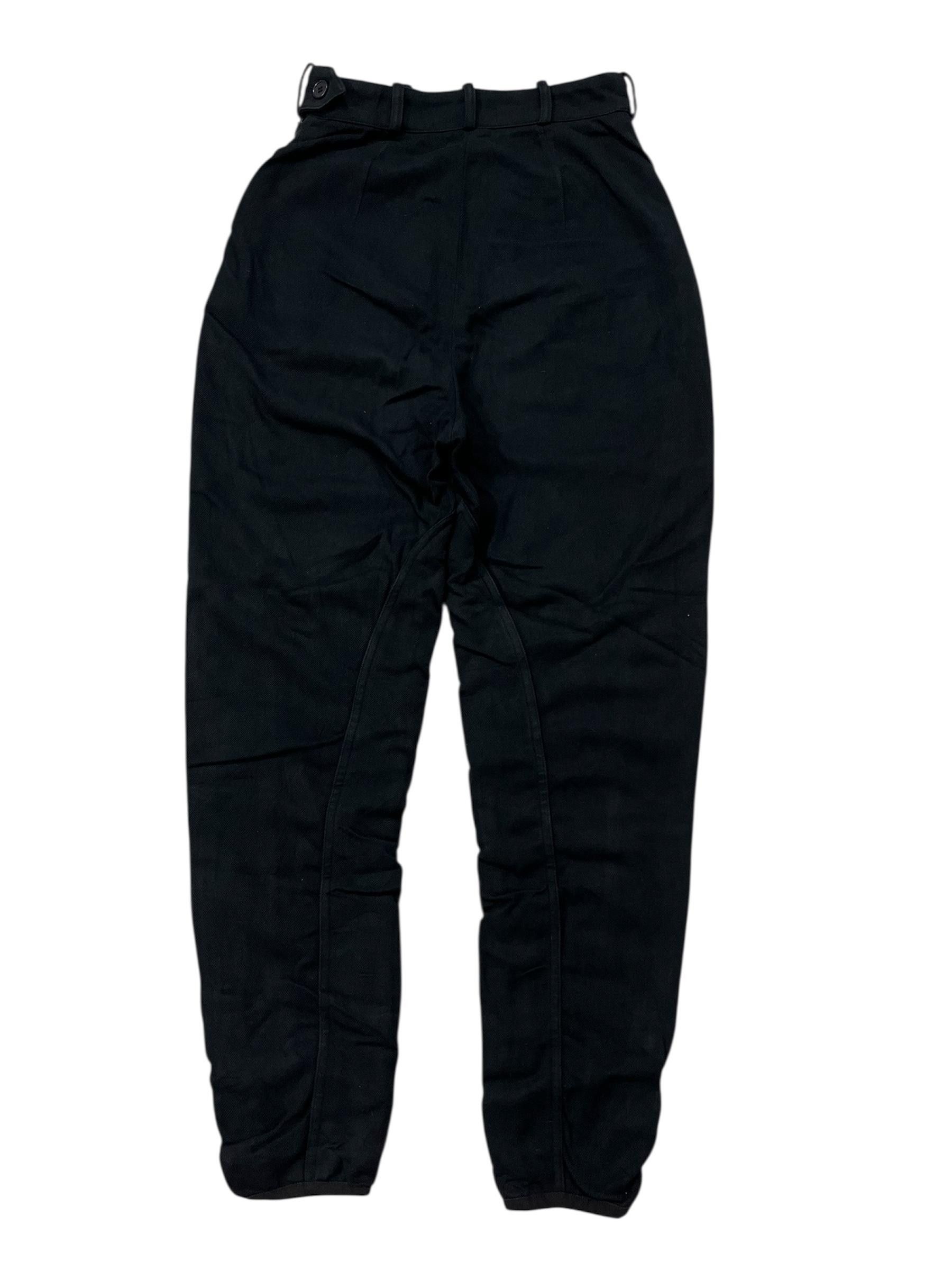 Hermes Vintage Hermes Jodhpurs Cotton Casual Pants Size 24" / US 00 / IT 34 - 2 Thumbnail