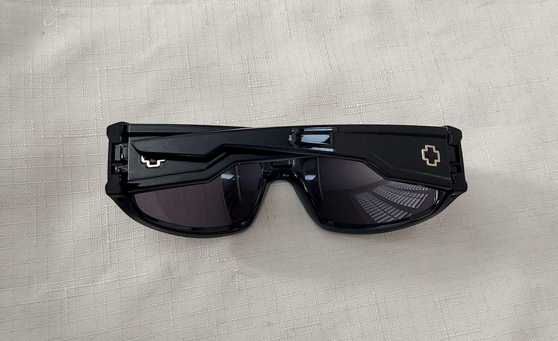 SPY Optic Spy Colt Sunglasses Shiny Black on Black lens vtg 63-16 125 Size ONE SIZE - 2 Thumbnail