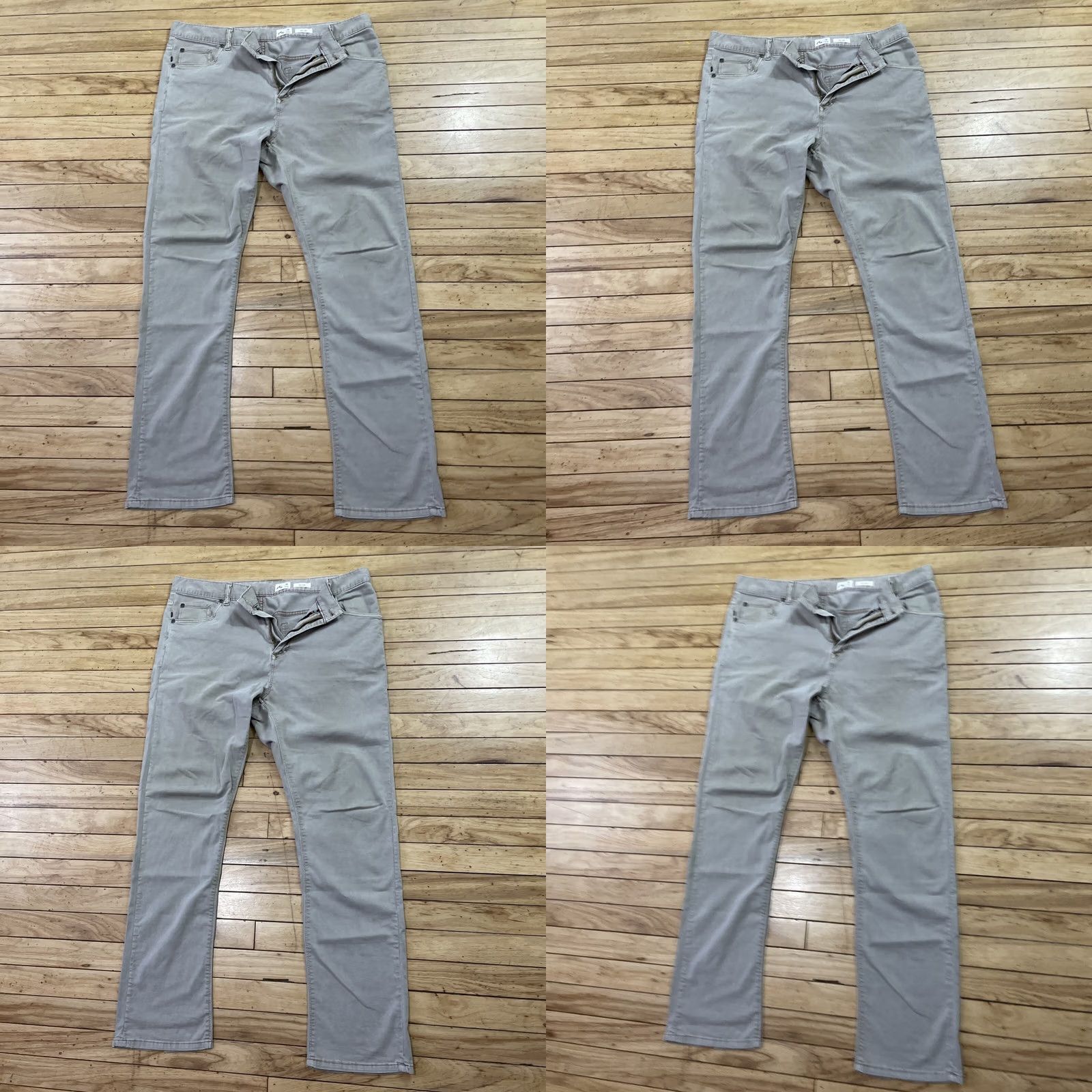 Rusty RUSTY Indi Slim Pants Men 36x32 Khaki Summer Lightweight 36W 32L Beige Slim Straight 90s Preppy Casual Workwear - Size US 36 / EU 52 - 10 Thumbnail