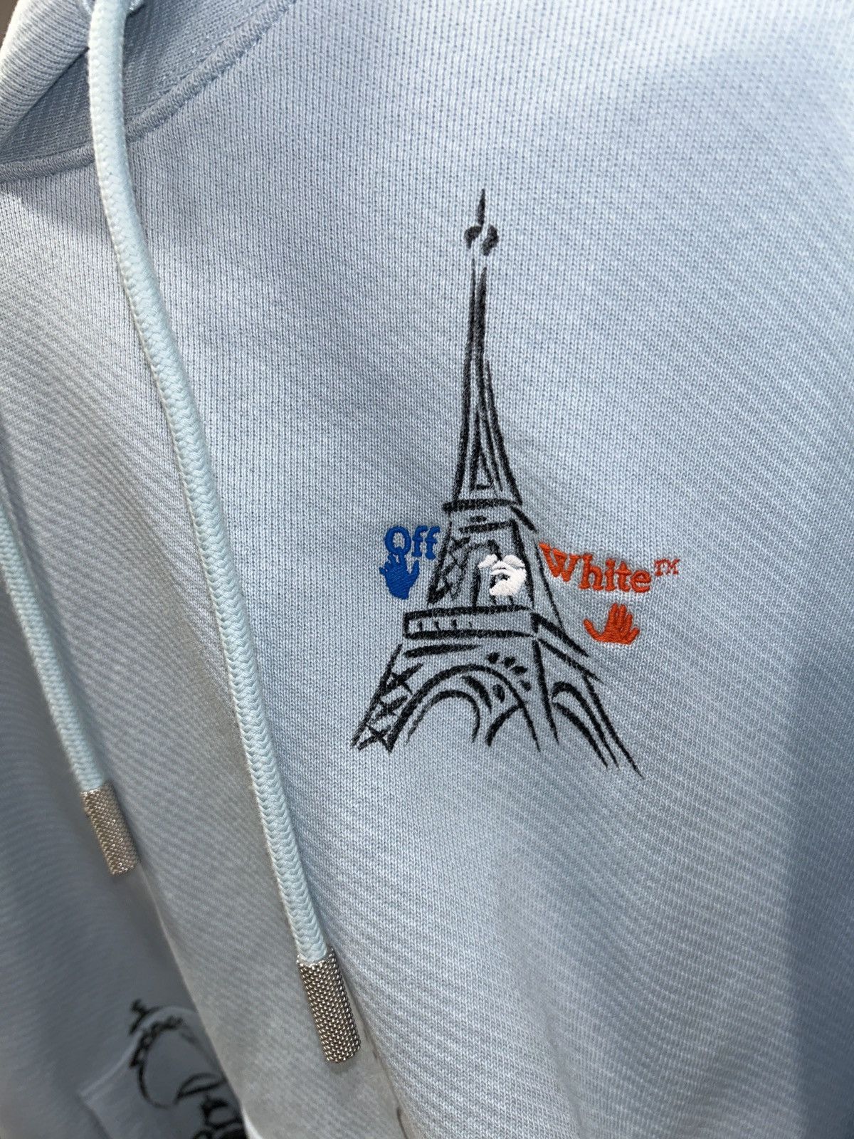 Off-White OFF WHITE PARIS RARE 1 OF 1 | 100% AUTHENTIC HOODIE | MEDIUM Size US M / EU 48-50 / 2 - 6 Thumbnail