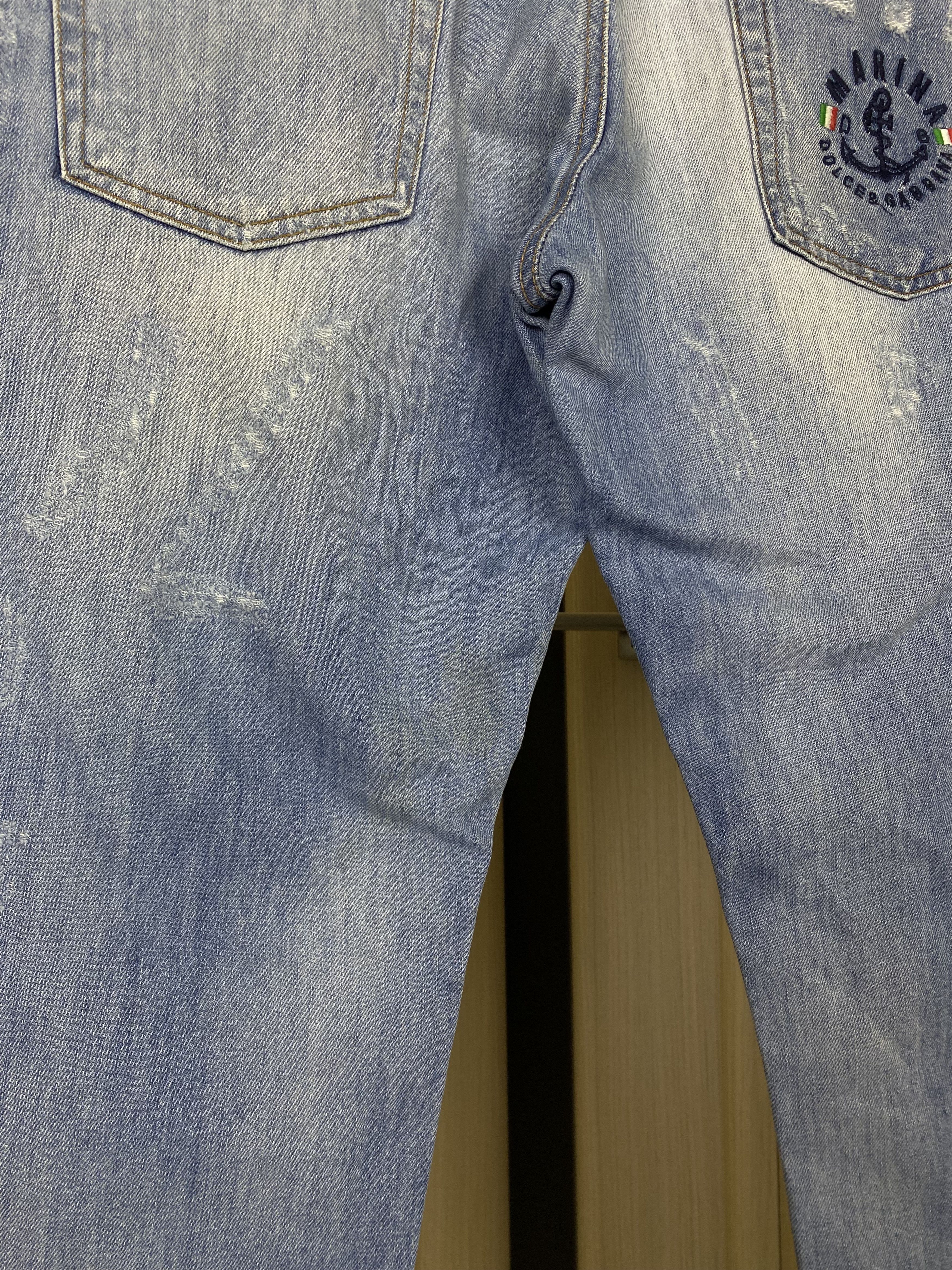 Dolce & Gabbana Dolce Gabbana marina yachting distressed washed jeans Size US 32 / EU 48 - 12 Thumbnail