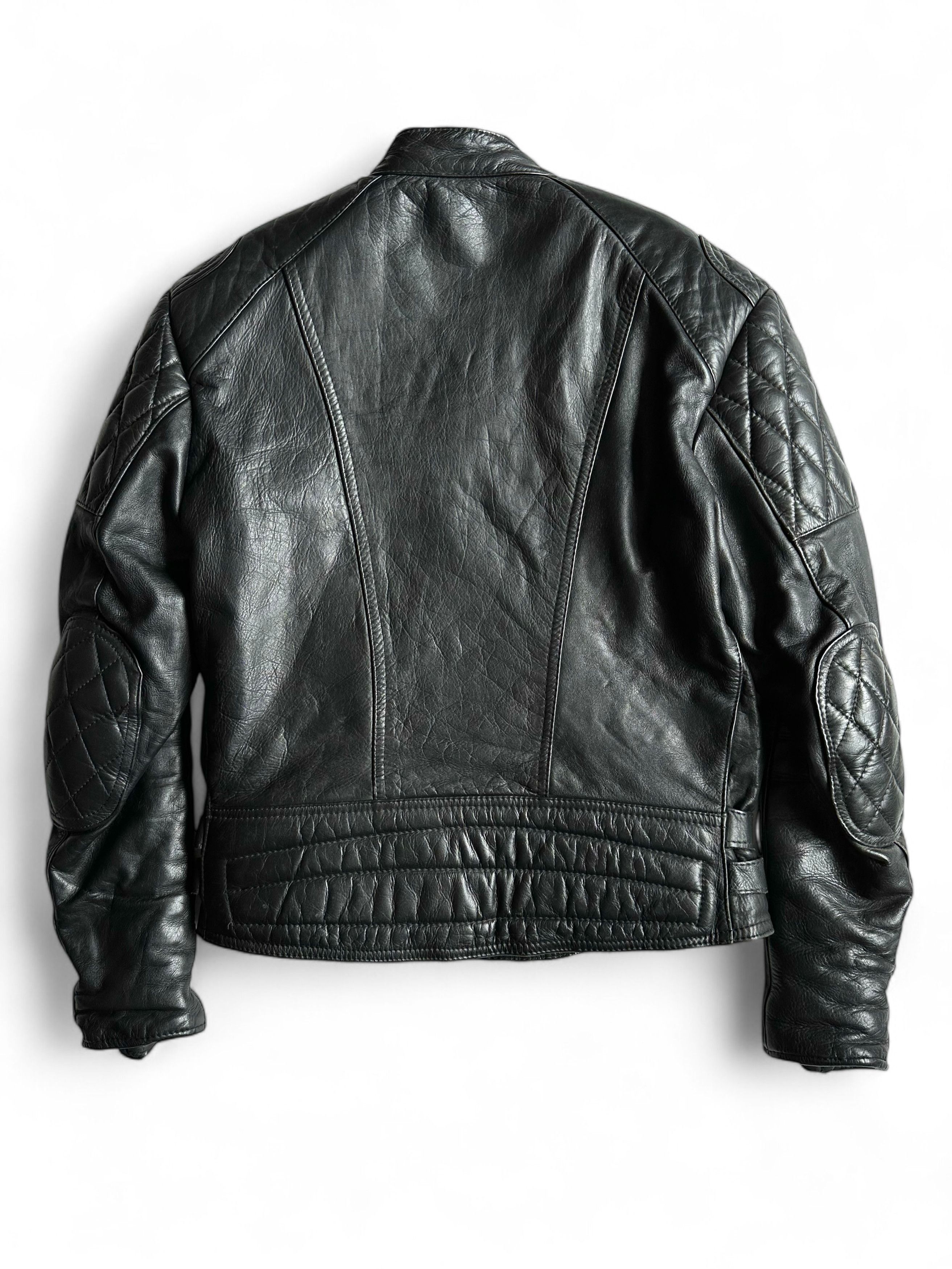 Vintage Vintage Black Leather Biker Jacket Size US S / EU 44-46 / 1 - 4 Thumbnail