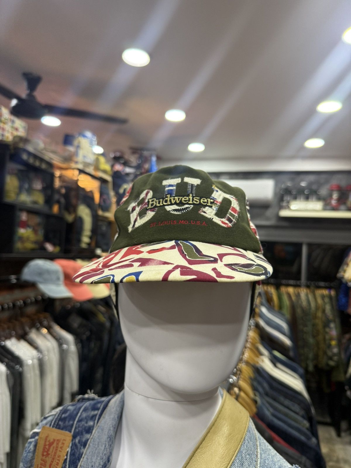 Budweiser × Vintage Vintage Budweiser caps Size ONE SIZE - 1 Thumbnail