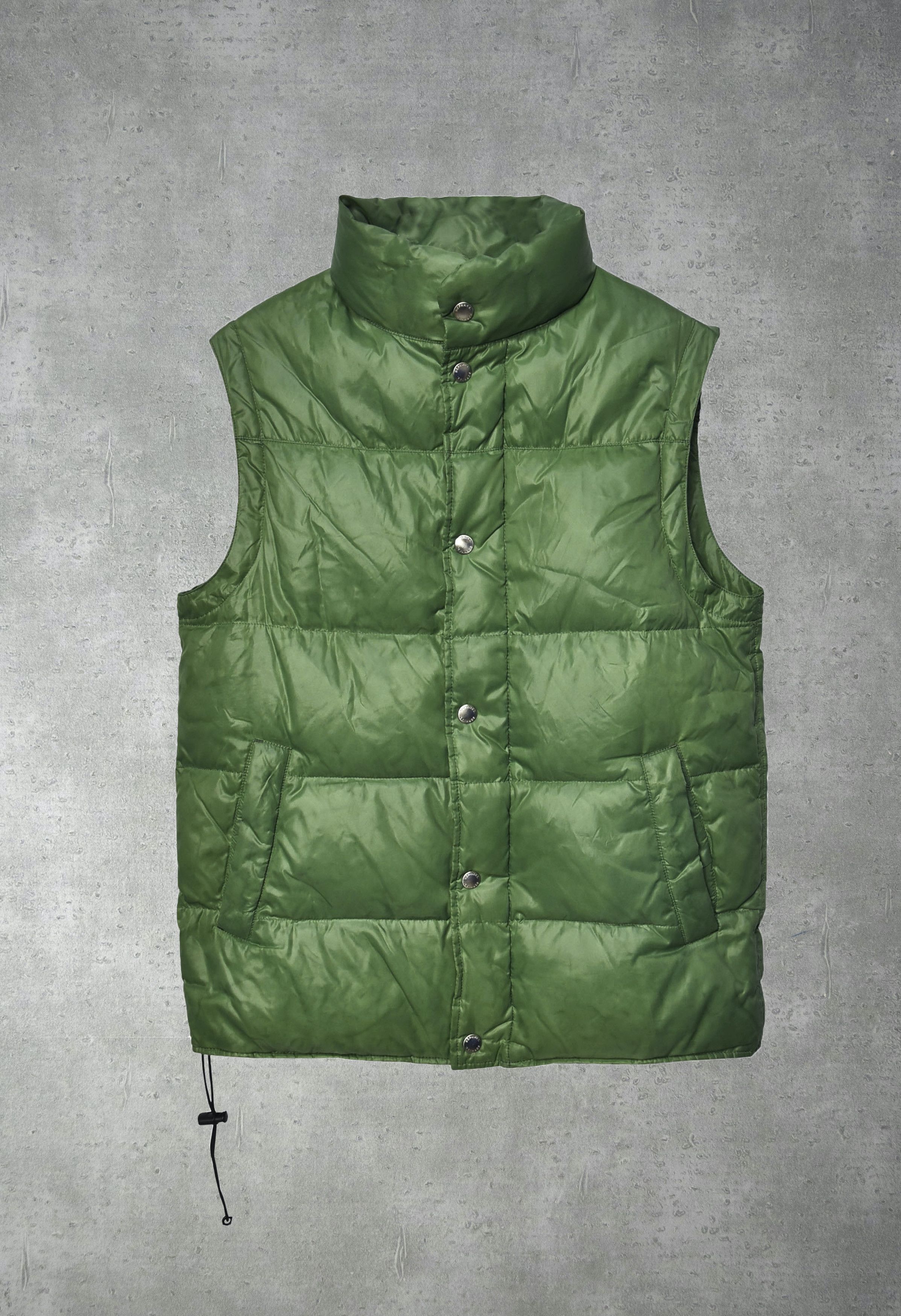 image of Sophnet/hooded Vest Down Jacket/24708 - 0575 50 in Green, Men's (Size Small)