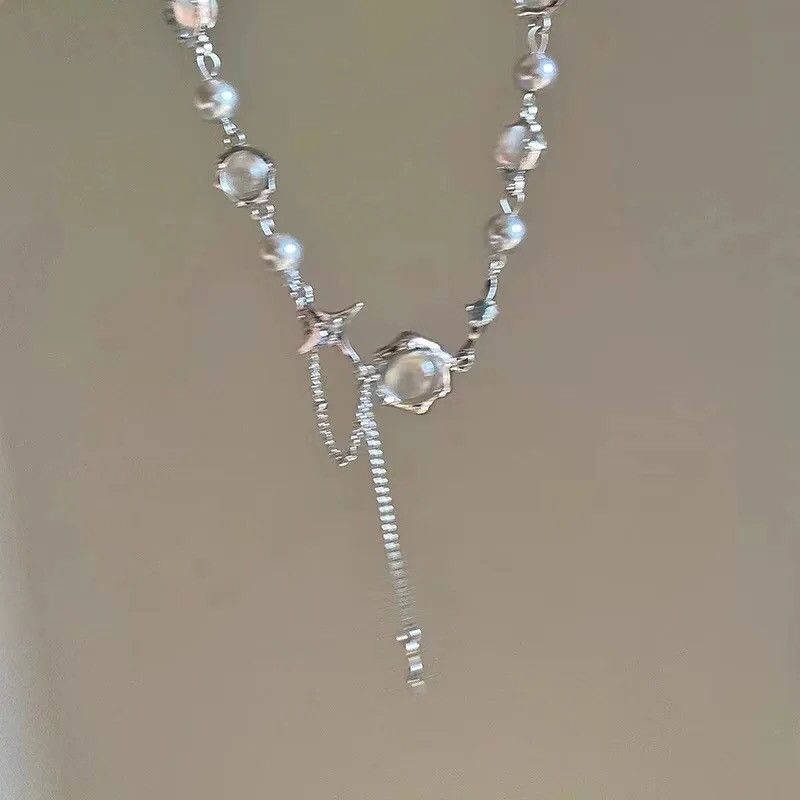 Jewelry Star Crystal Chains Choker Necklaces Size ONE SIZE - 3 Thumbnail