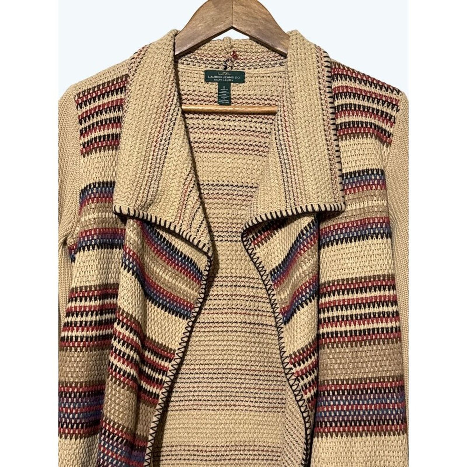 Lauren Ralph Lauren Lauren Ralph Lauren Jeans · Small · Striped Open Cardigan Size S / US 4 / IT 40 - 3 Thumbnail