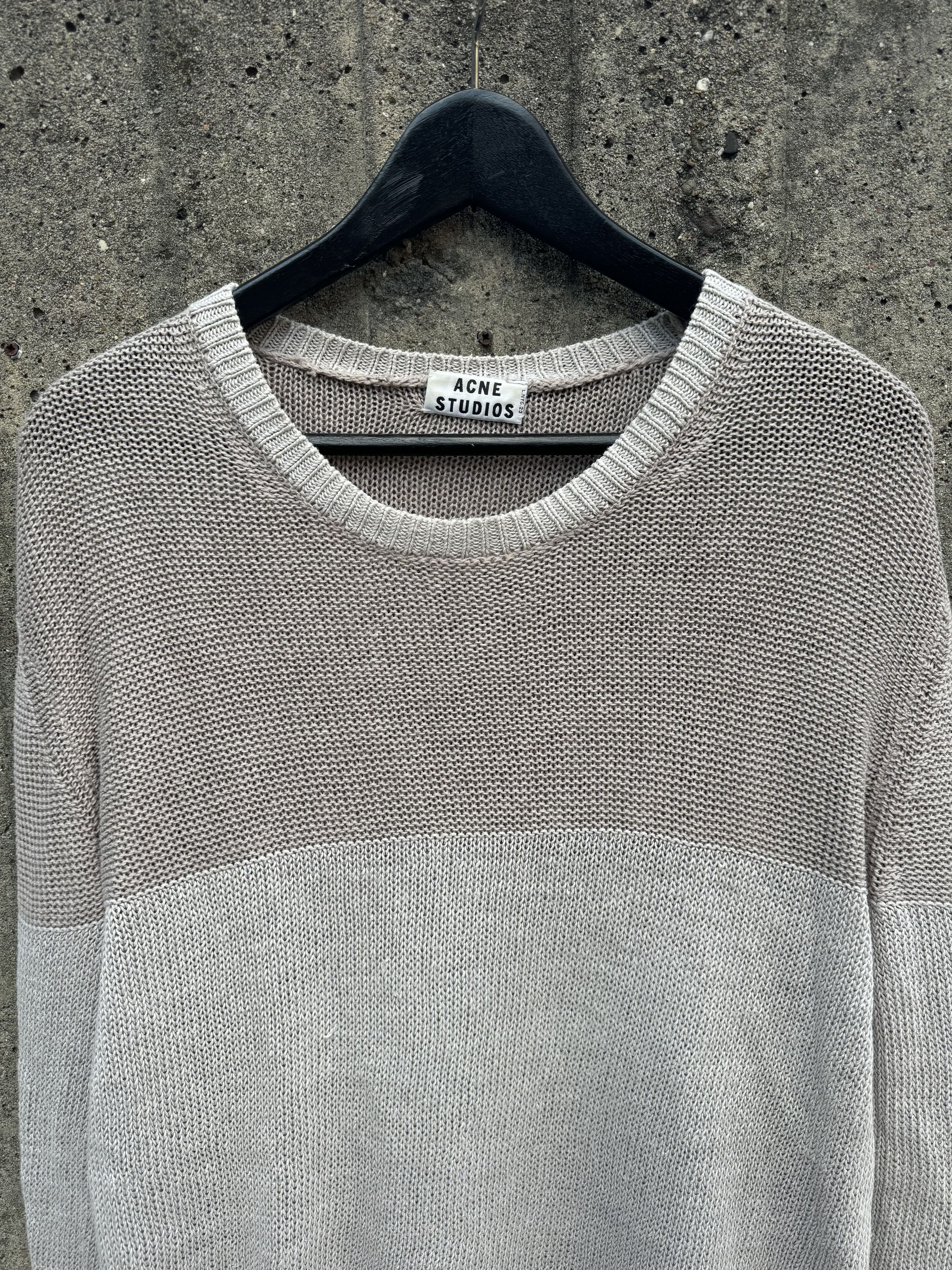 Acne Studios SS13 Contrast Knit Linen Sweater Size US M / EU 48-50 / 2 - 2 Thumbnail
