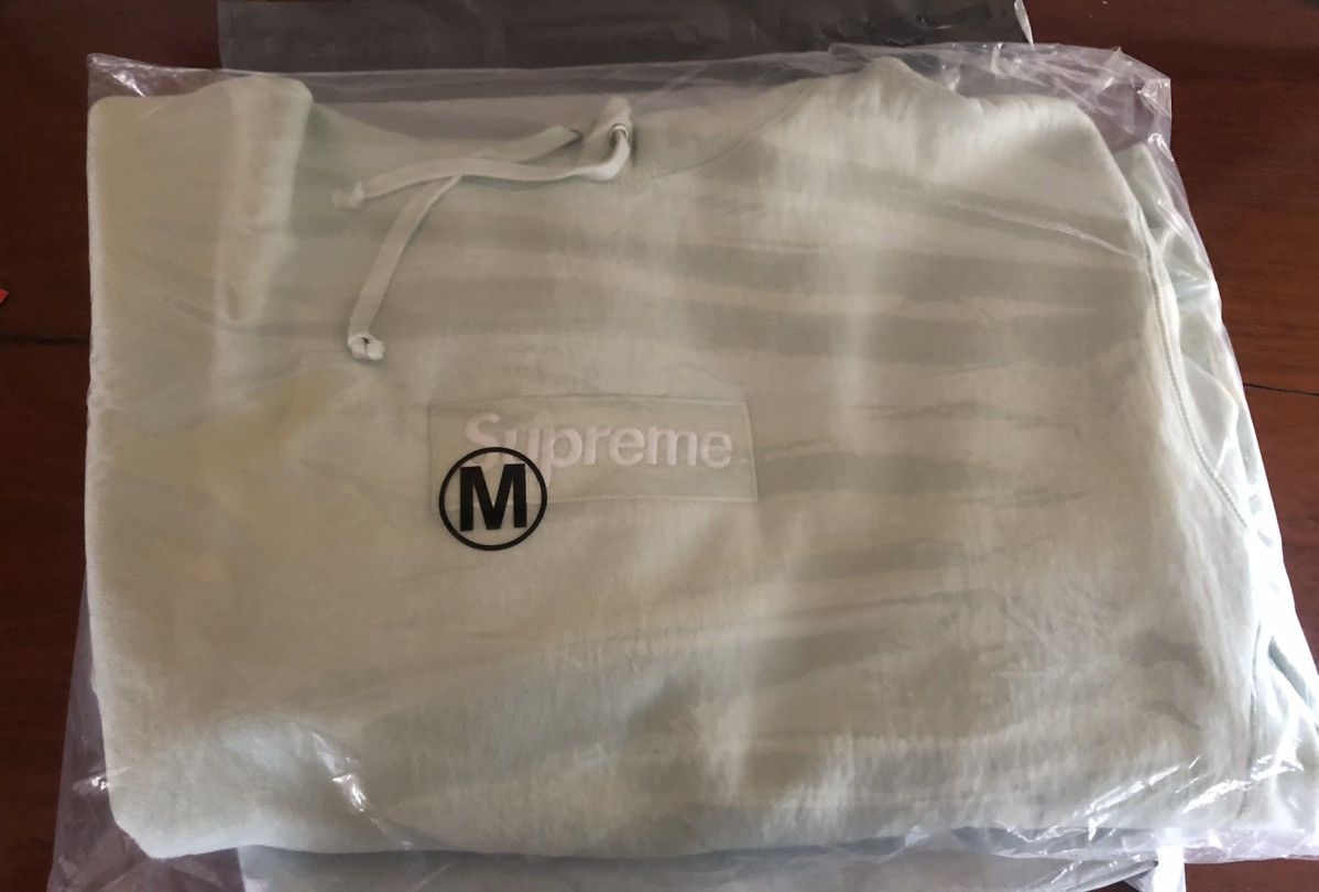 image of Supreme Box Logo 23 in Light Green, Men's (Size Medium)