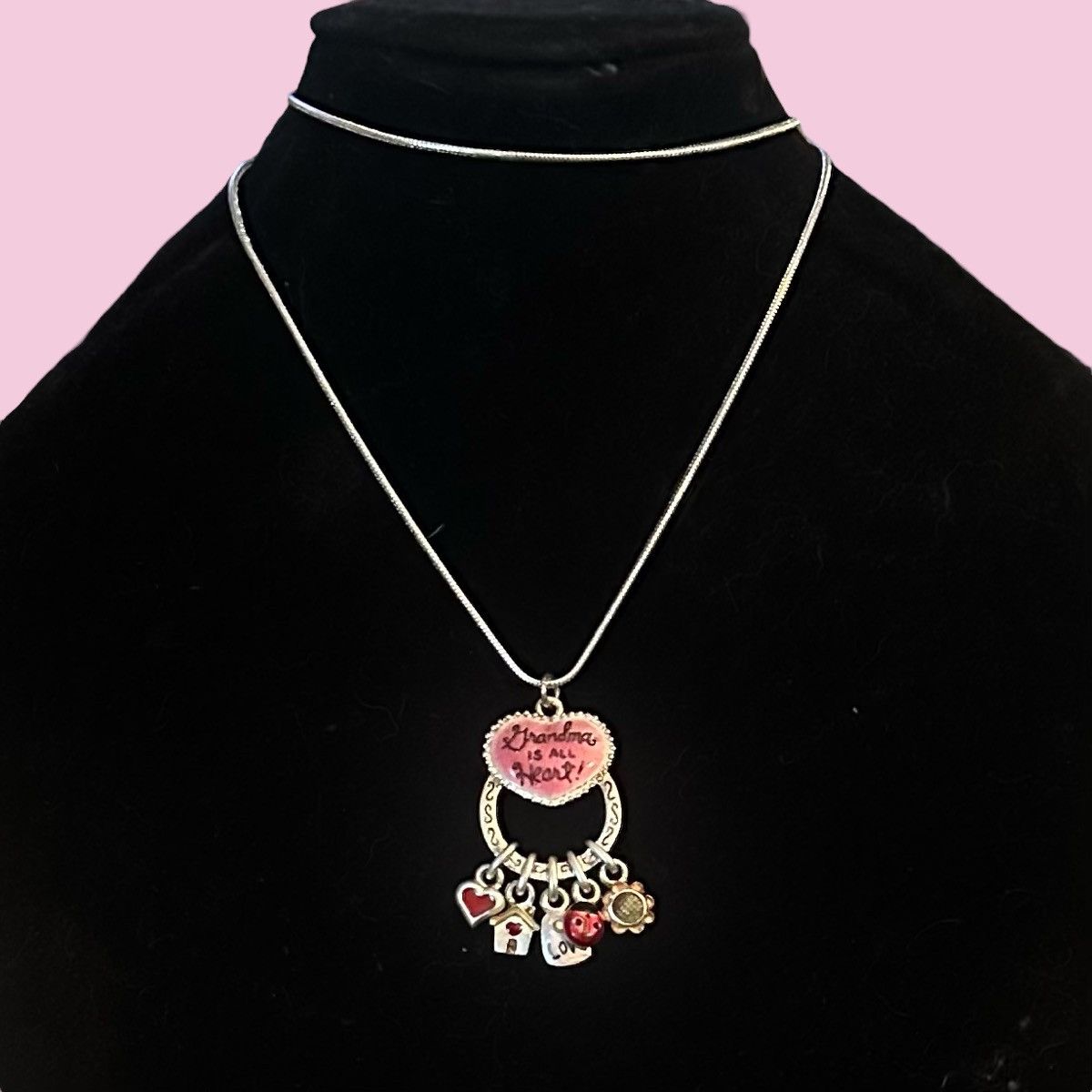 Other AJMC silver tone Grandma Is All Heart pendant necklace Size ONE SIZE - 1 Thumbnail