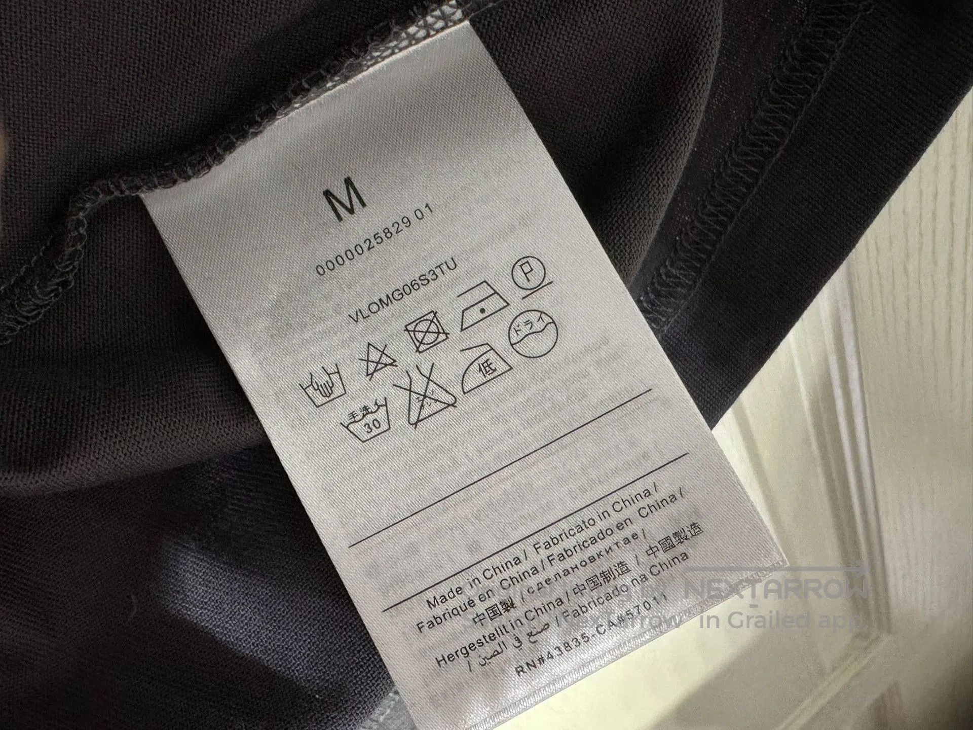 Japanese Brand V/INDUSTRIES Men's Summer Short-sleeve T-shirt. Size US M / EU 48-50 / 2 - 7 Thumbnail