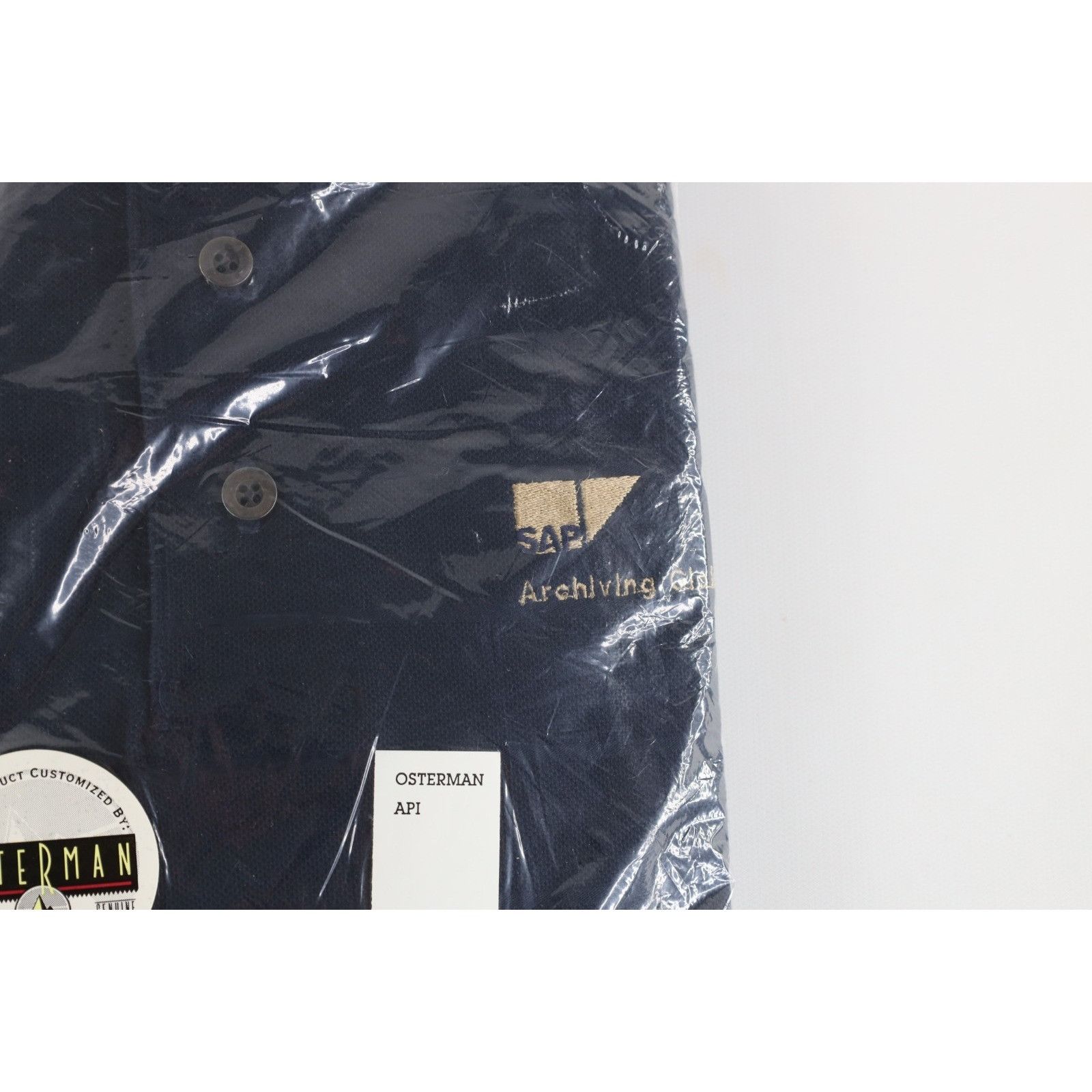 Vintage Deadstock Vintage 90s SAP Archiving Global Team Polo Size US XL / EU 56 / 4 - 3 Thumbnail