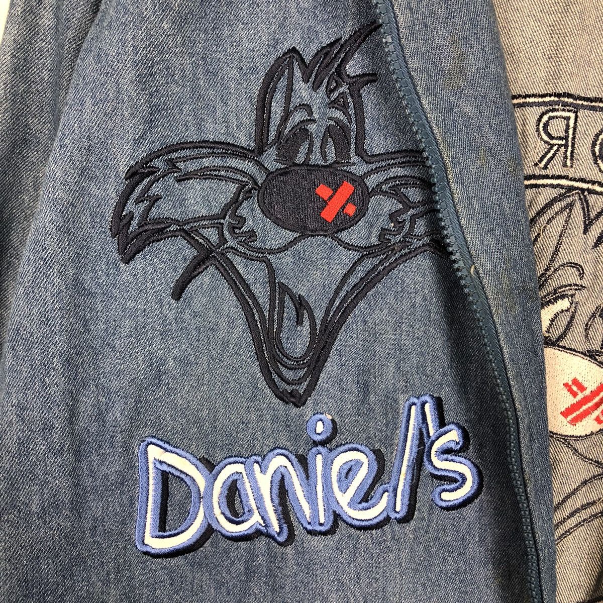 Cartoon Network 📌Vintage Zipper Denim Jacket New York Club Cartoon Big Logo Size US M / EU 48-50 / 2 - 20 Thumbnail