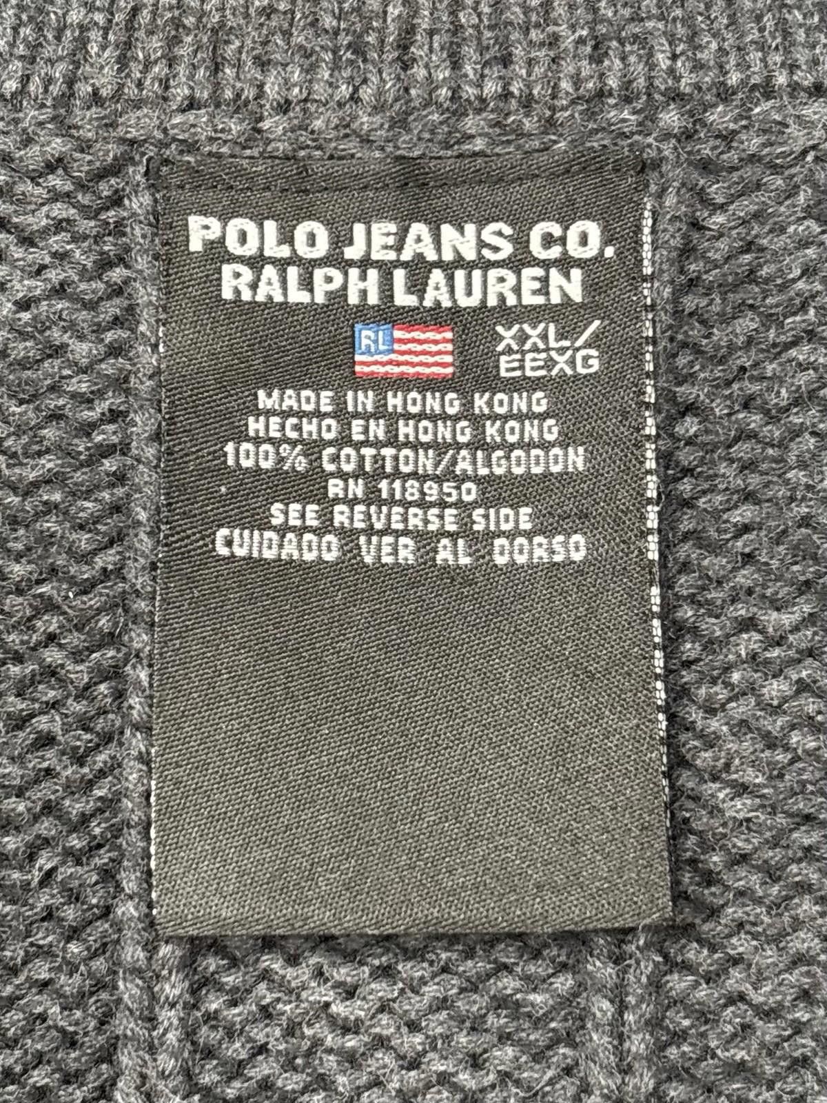 Polo Ralph Lauren Ralph Lauren Polo Jeans Co Sweater Mens 2XL 1/4 Zip Thick Size US XXL / EU 58 / 5 - 2 Thumbnail