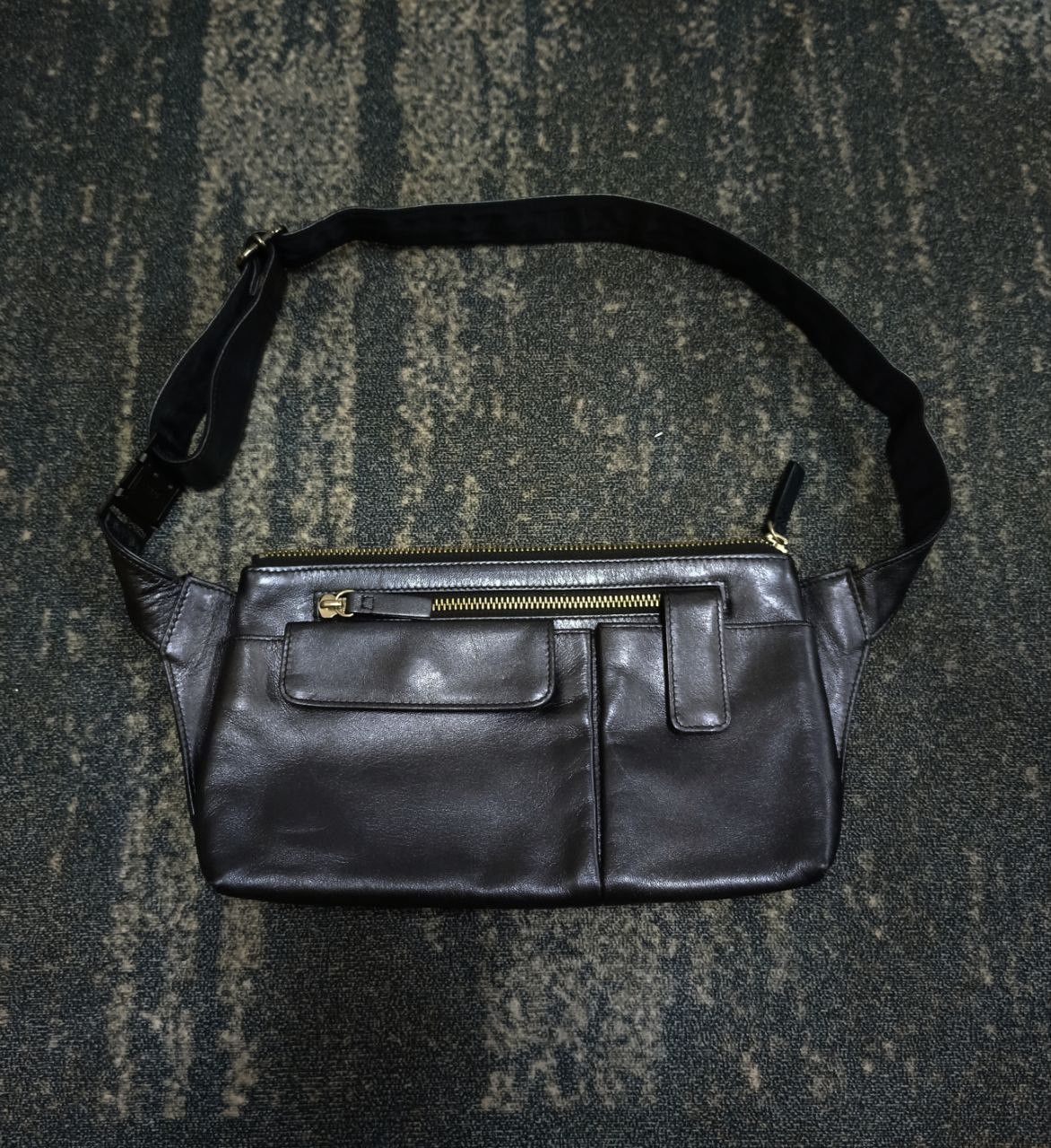 Japanese Brand × Leather ViN DONN CROSSBODY/POUCH MADE IN 🇯🇵 Size ONE SIZE - 2 Thumbnail