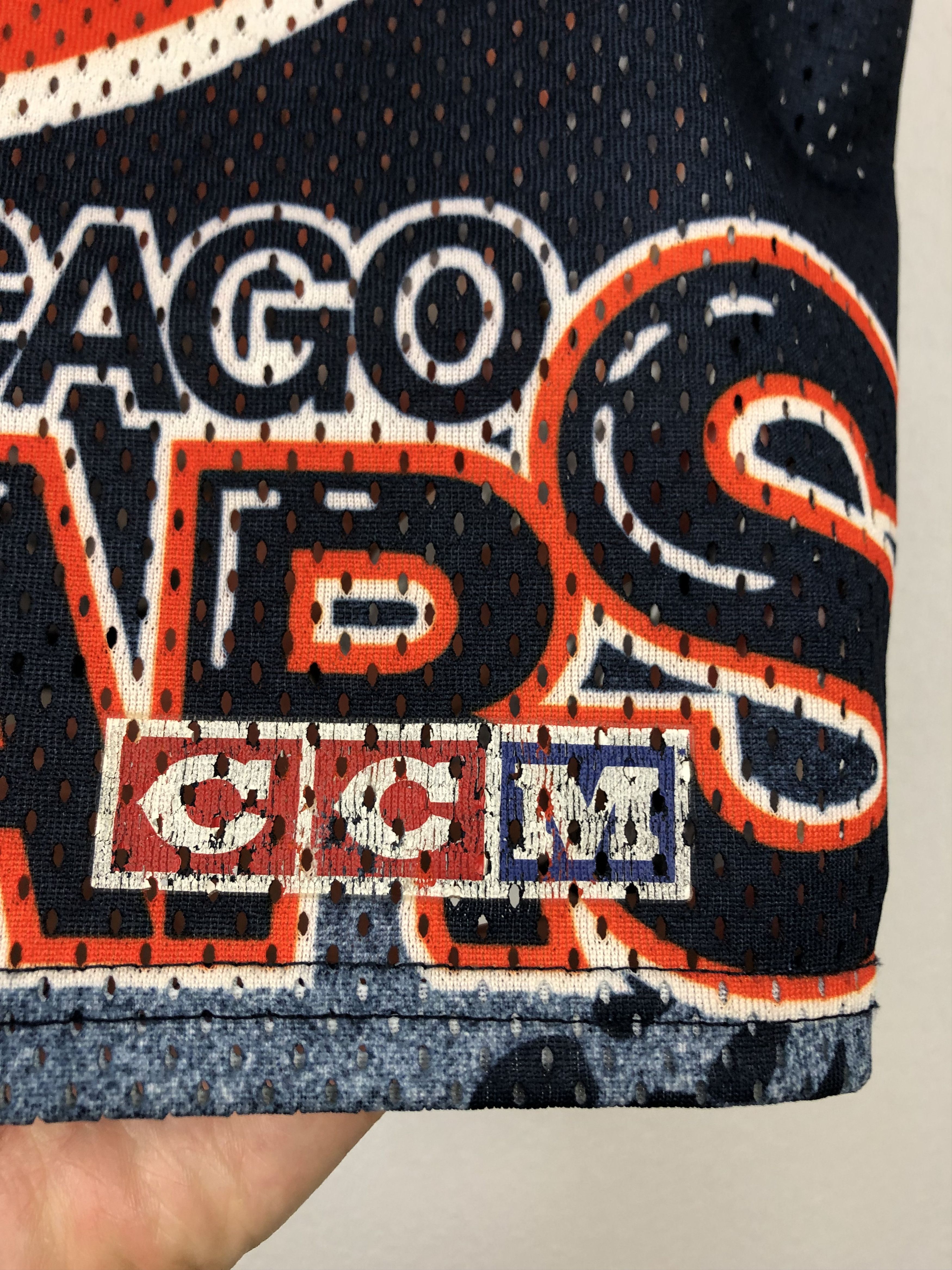 Vintage Vintage 90's Chicago Bears NFL All Over Print Mesh Jersey Size US M / EU 48-50 / 2 - 12 Thumbnail