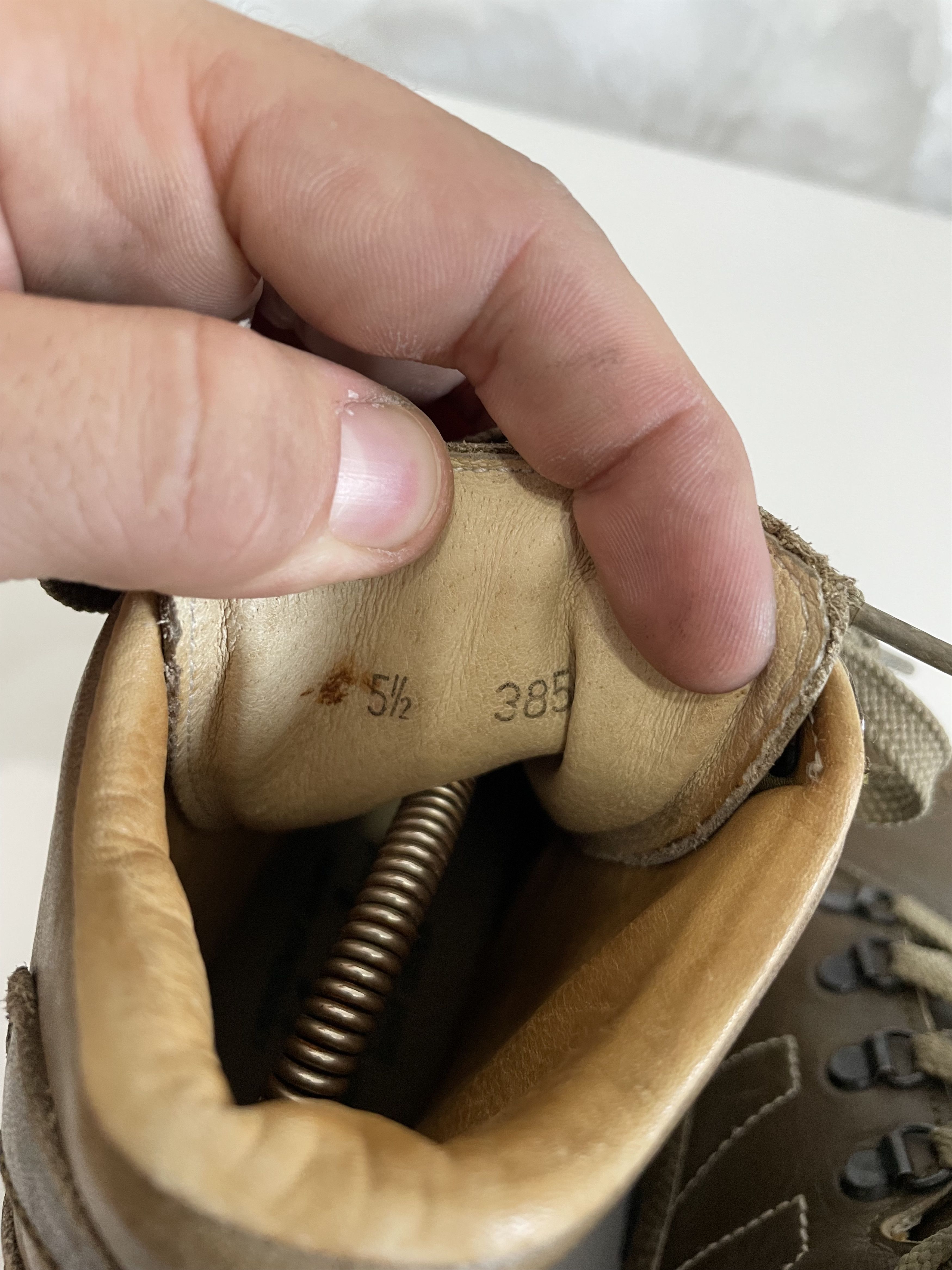 Hanwag × Vintage MENS VINTAGE OUTDOOR BOOTS HANWAG Size US 5.5 / EU 38 - 9 Thumbnail