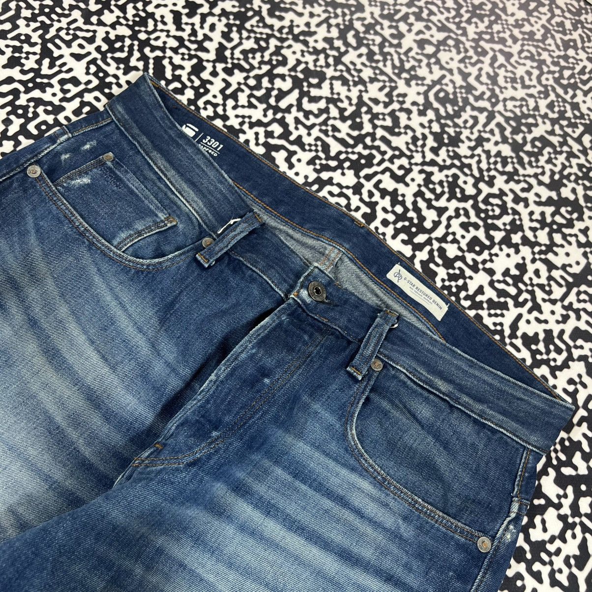 Vintage Y2K G Star Raw 3301 Japanese Distressed Style Jeans