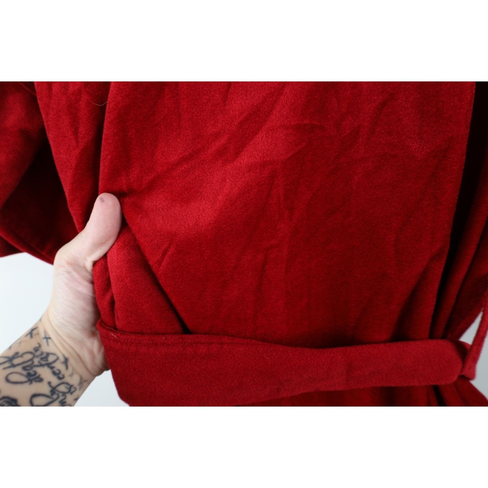 Vintage Vintage 60s 70s Streetwear Belted Velvet Velour Robe Size US L / EU 52-54 / 3 - 15 Thumbnail
