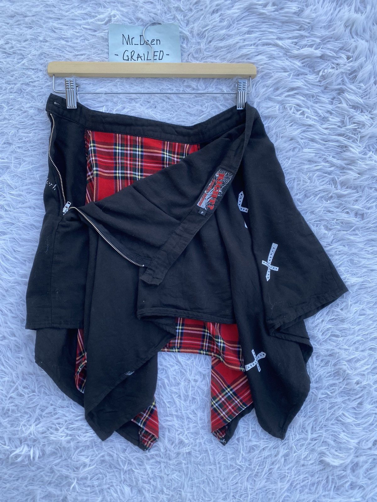 Japanese Brand Rare Vintage Anarchyism Keystation Japanese Brand Skirt Size 29" - 12 Thumbnail