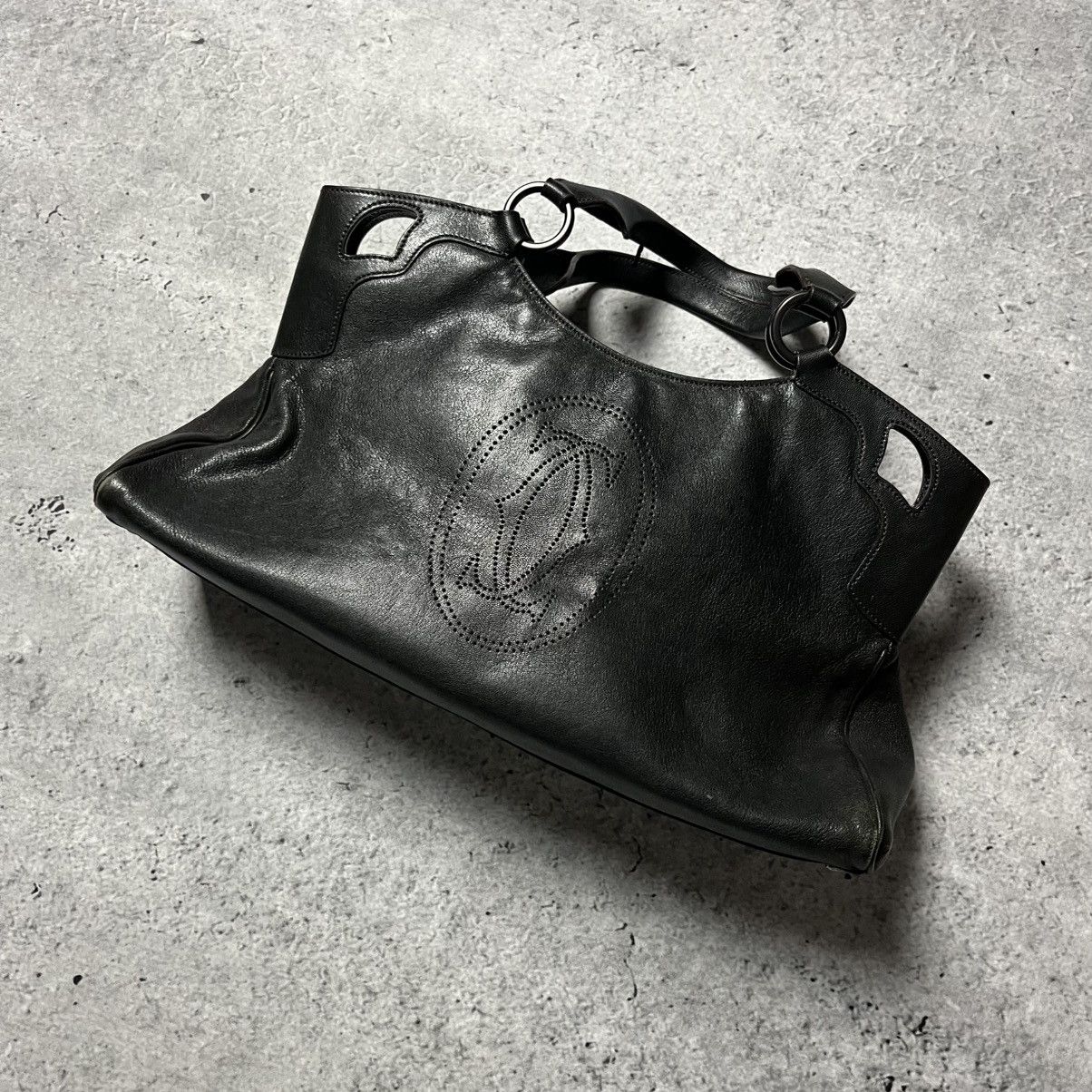 Cartier Cartier Marcello shoulder hand bag in black leather Size ONE SIZE - 3 Thumbnail
