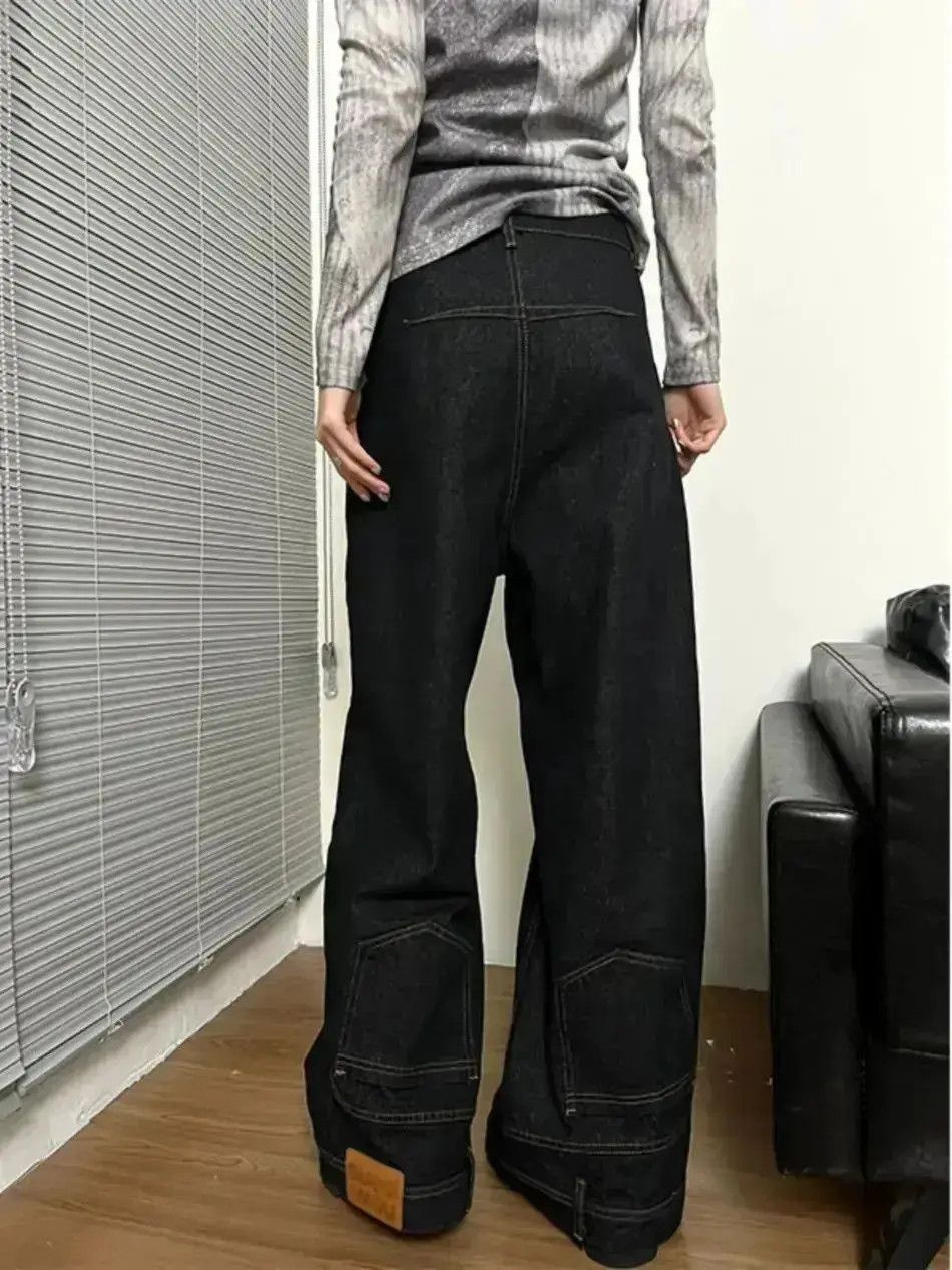 Japanese Brand Straight pocket wide leg jeans Size US 32 / EU 48 - 6 Thumbnail