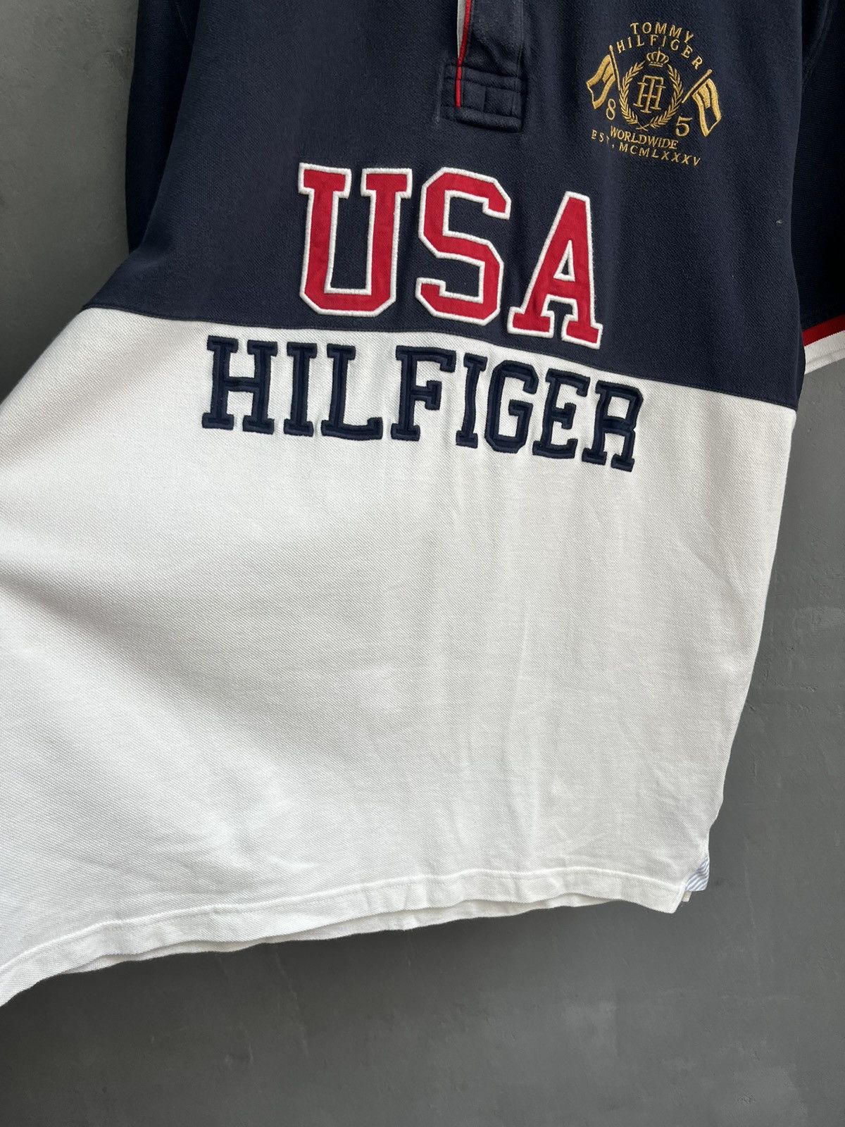 Tommy Hilfiger × Vintage Tommy Hilfiger polo USA vintage Size US L / EU 52-54 / 3 - 9 Thumbnail