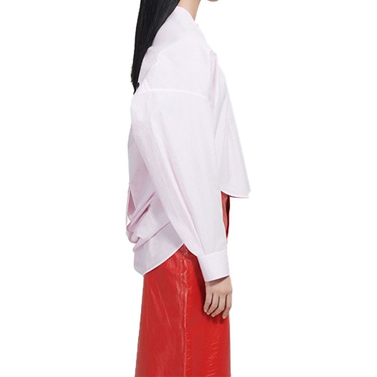 Balenciaga o1mt1gz1124 New Swing Shirt in Pink Size M / US 6-8 / IT 42-44 - 5 Thumbnail
