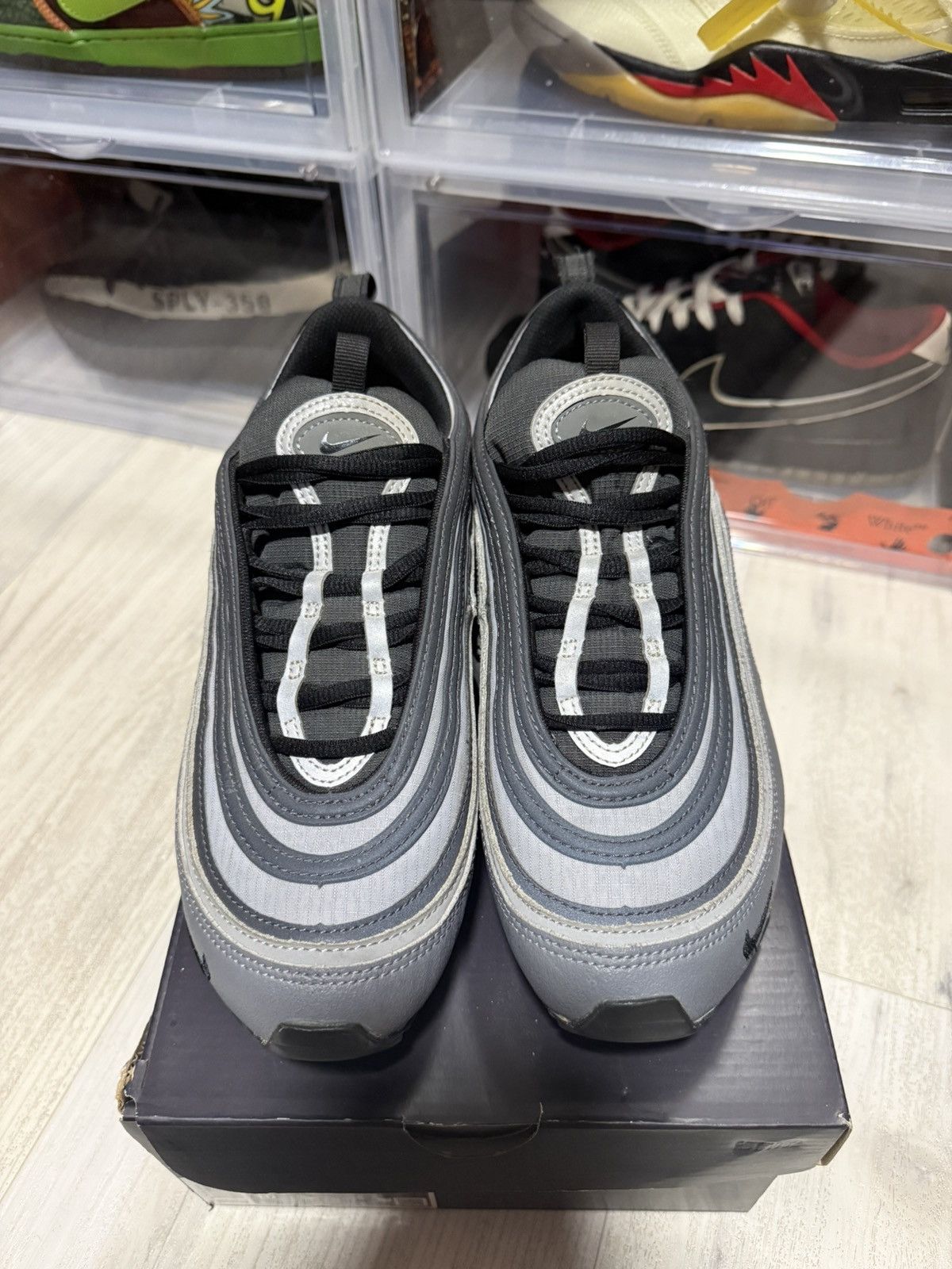 Nike Nike Air Max 97 Air Max Stadium Grey Size US 8.5 / EU 41-42 - 4 Thumbnail