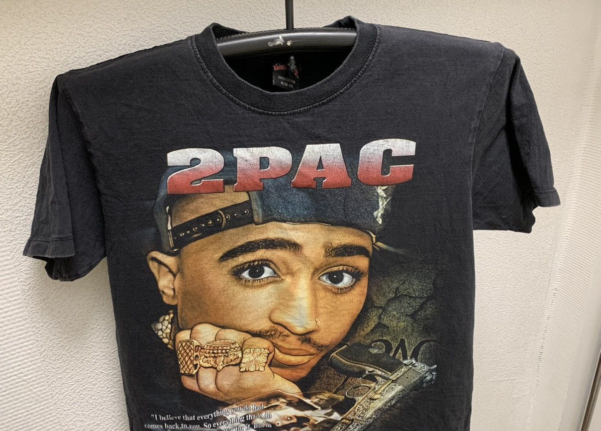 Band Tees 2pac Tupac Shakur June 1996 vintage t-shirt rap tee band M Size US M / EU 48-50 / 2 - 3 Thumbnail