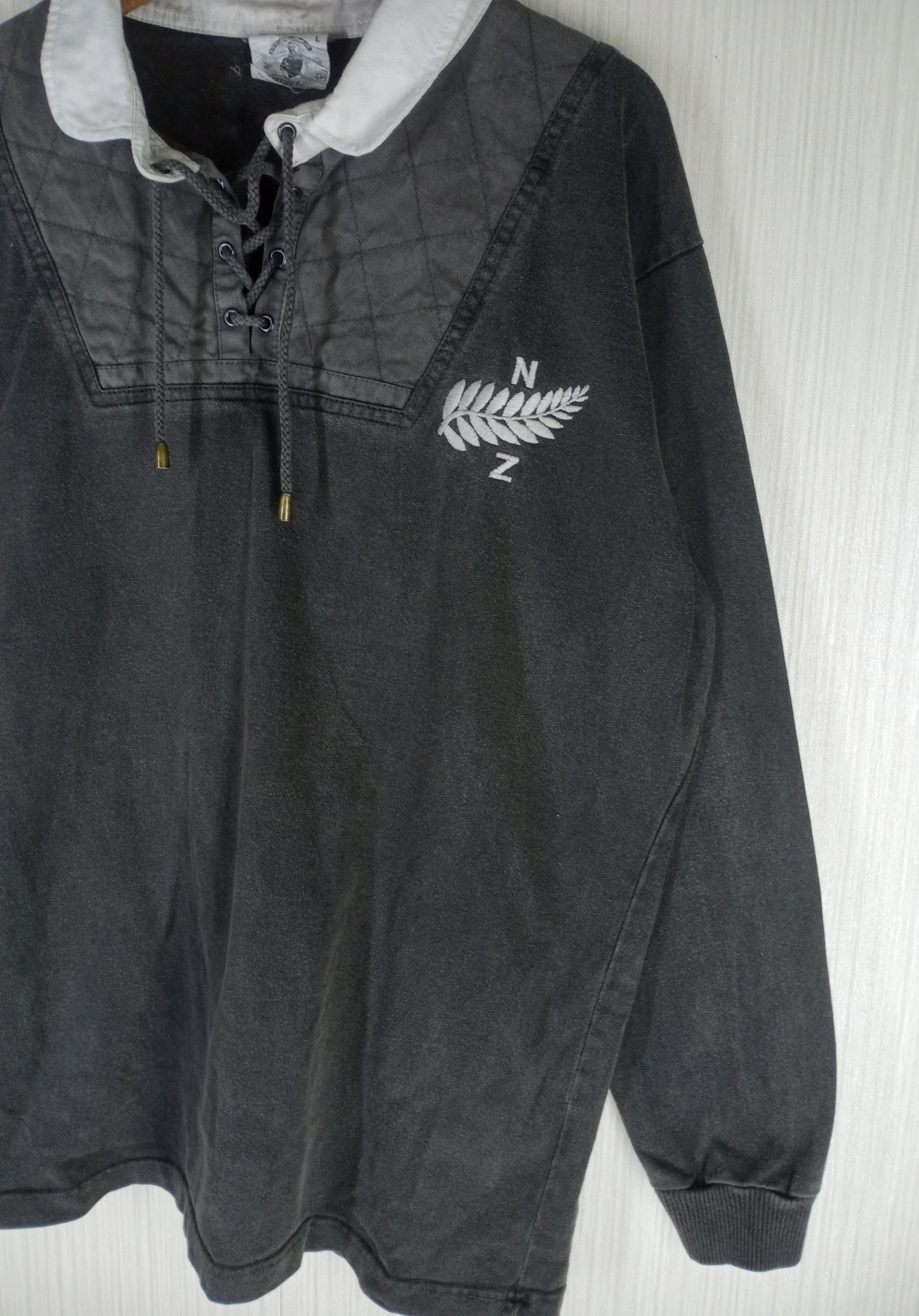 Canterbury of New Zealand Rare Vintage 1991 Rugger Gear New Zealand Rugby Jersey Size US L / EU 52-54 / 3 - 4 Thumbnail