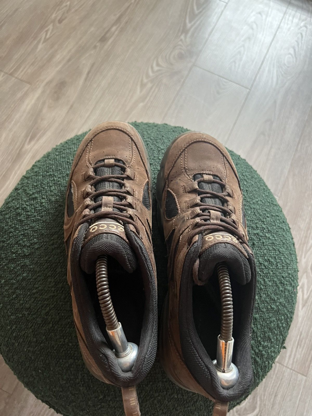 Ecco × Genuine Leather × Goretex ‼️Ecco Leather Gore-Tex R Line Oudoor Style Low Sneakers‼️ Size US 8.5 / EU 41-42 - 15 Thumbnail