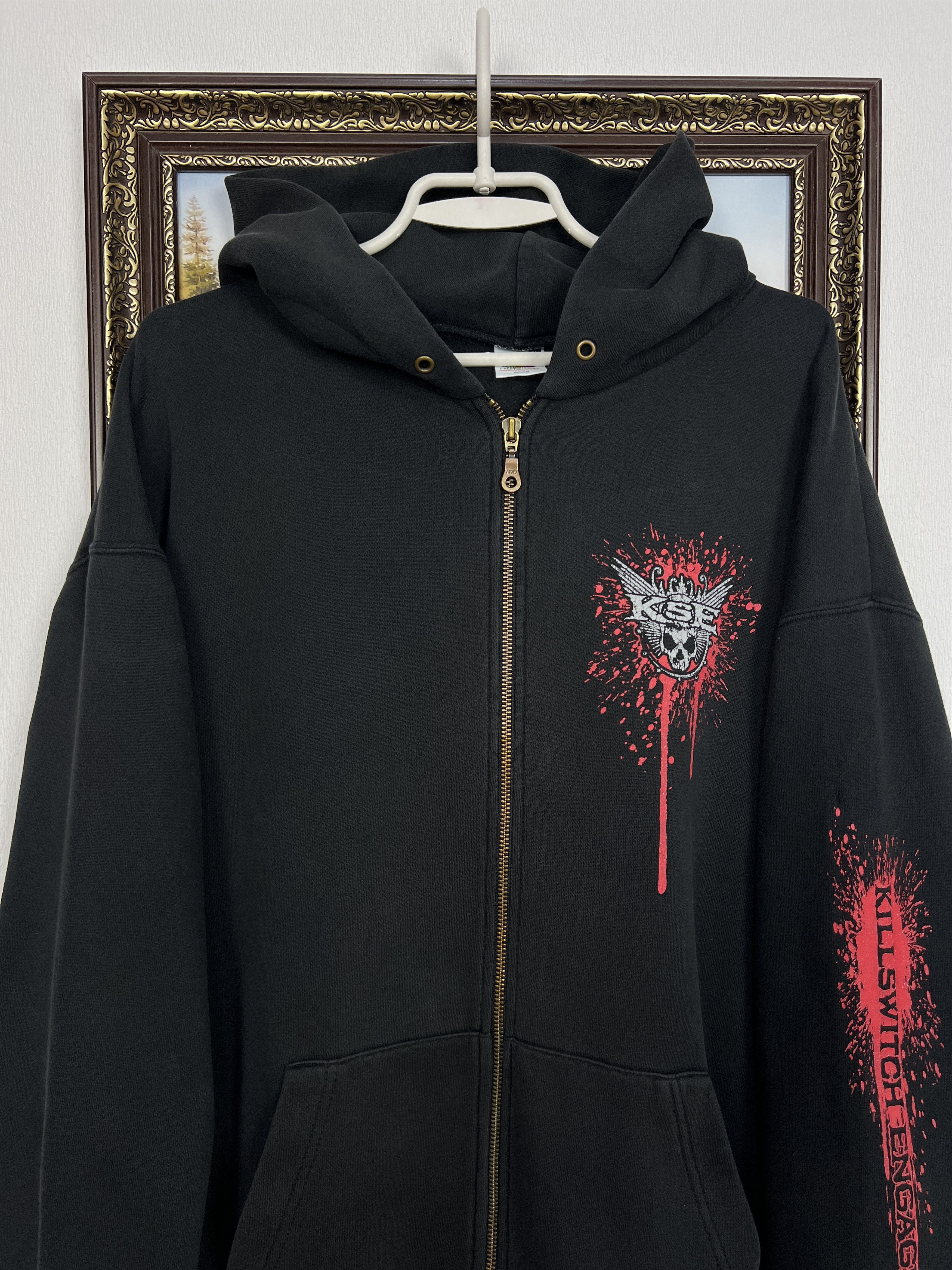 Vintage Vintage Killswitch Engage Hoodie Band Jacket Over Print Rare Size US XL / EU 56 / 4 - 2 Thumbnail