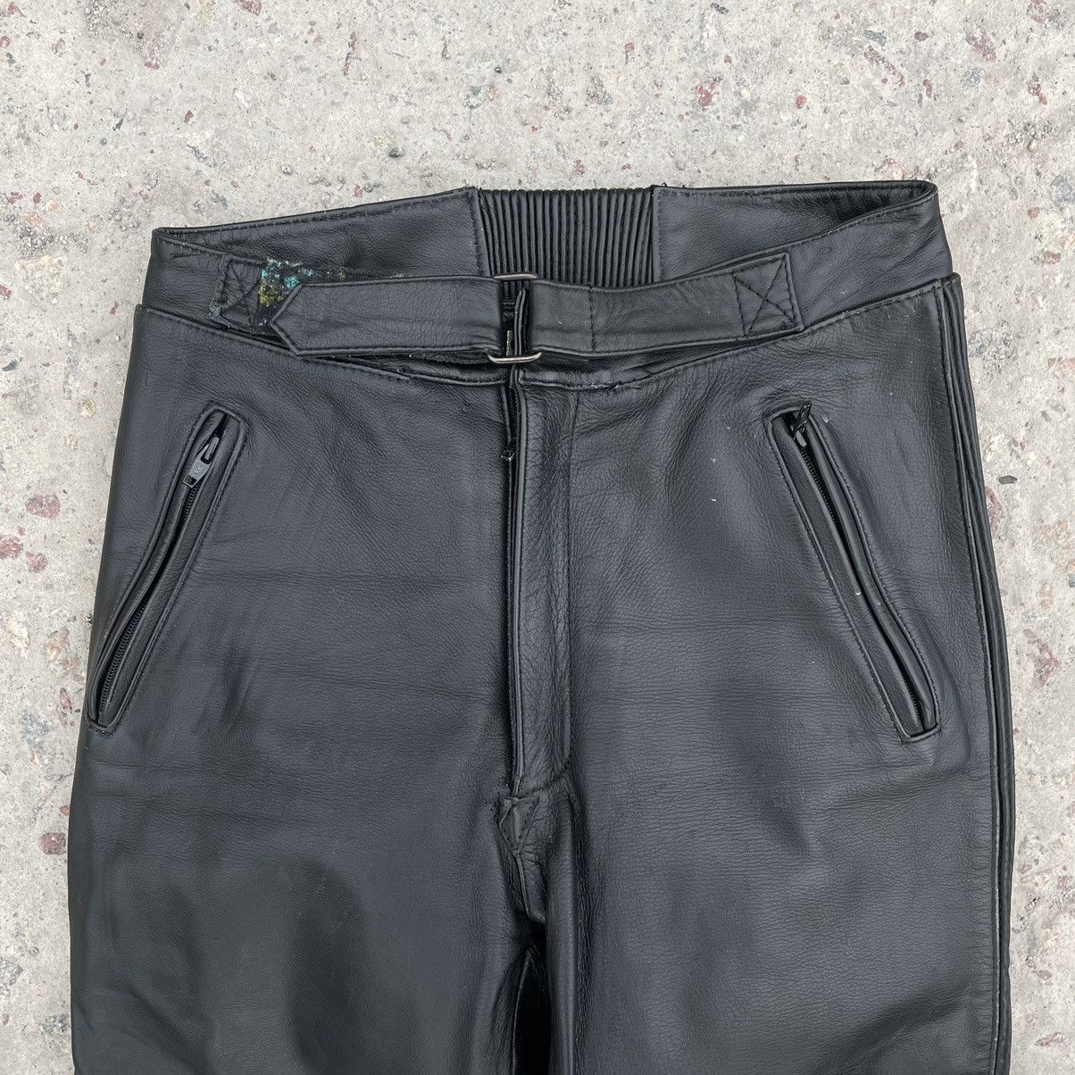 Other Vintage Moto Leather Pants 52 Y2K 90s USA Japan Style Size US 29 - 4 Thumbnail