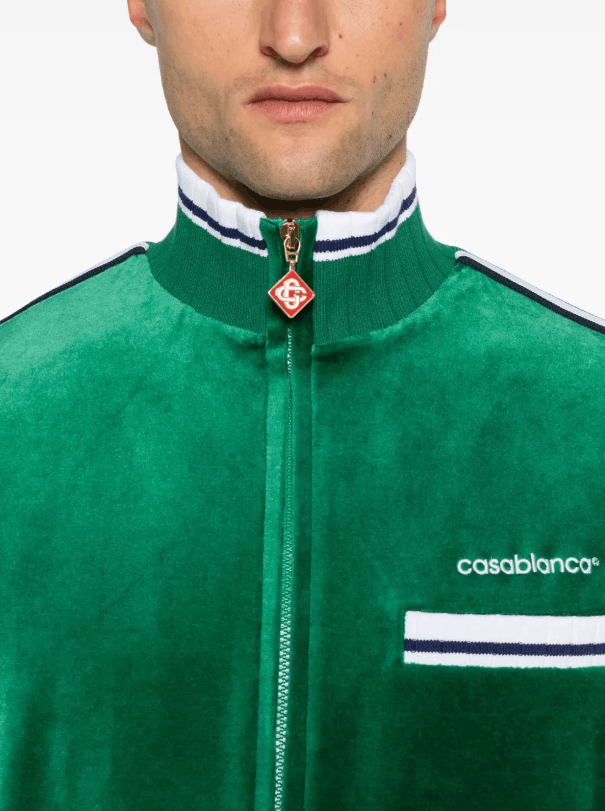 Casablanca BNWT AW24 CASABLANCA VELOUR TRACK JACKET S Size US S / EU 44-46 / 1 - 12 Thumbnail