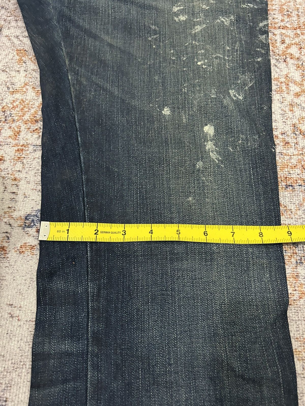 Dolce & Gabbana Dolce & Gabana Buckle Back Distressed Paint Denim Size US 34 / EU 50 - 21 Thumbnail